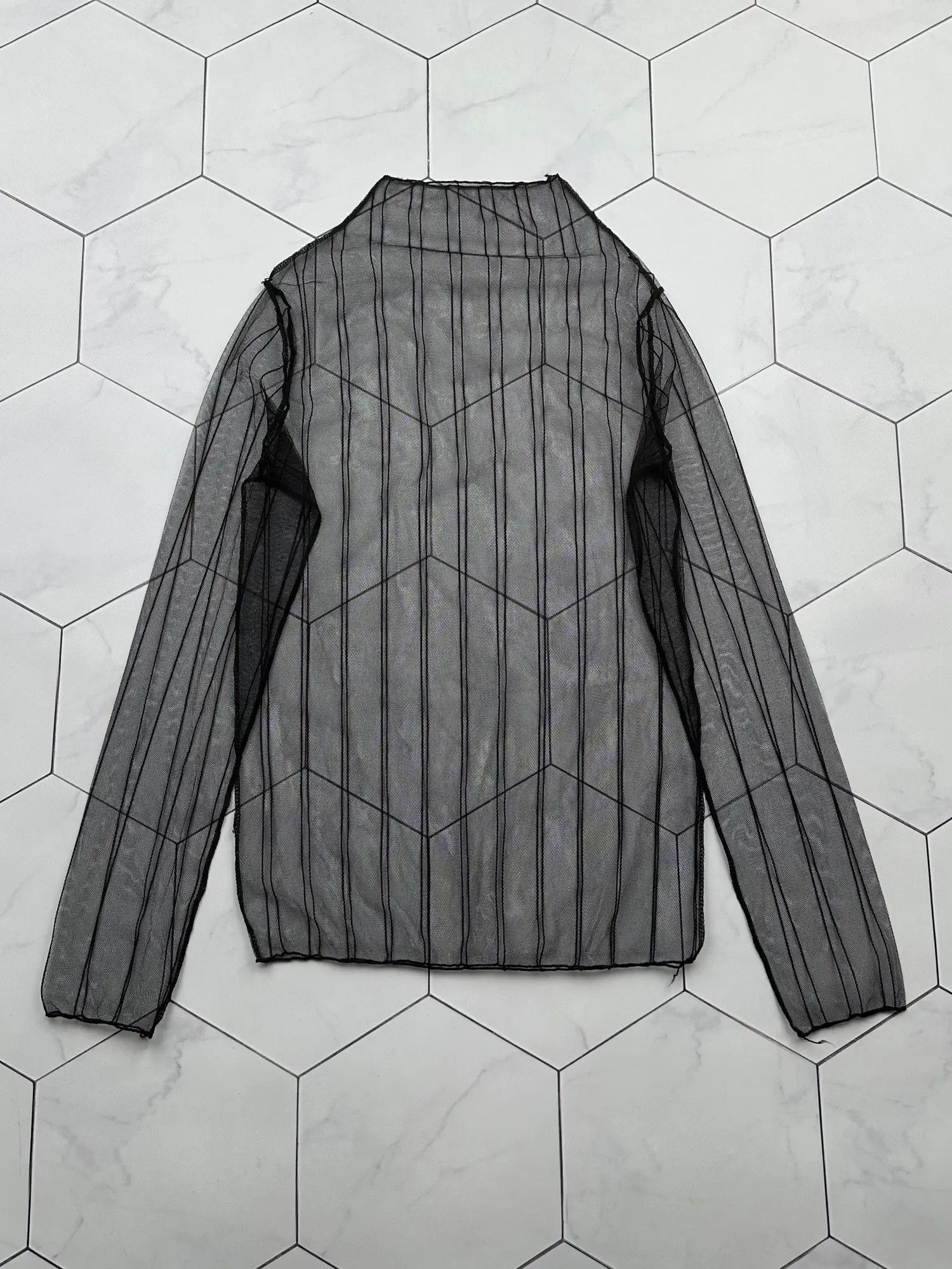 Vintage Vintage Mesh Long Sleeve (B446)E2 Size S / US 4 / IT 40 - 1 Thumbnail
