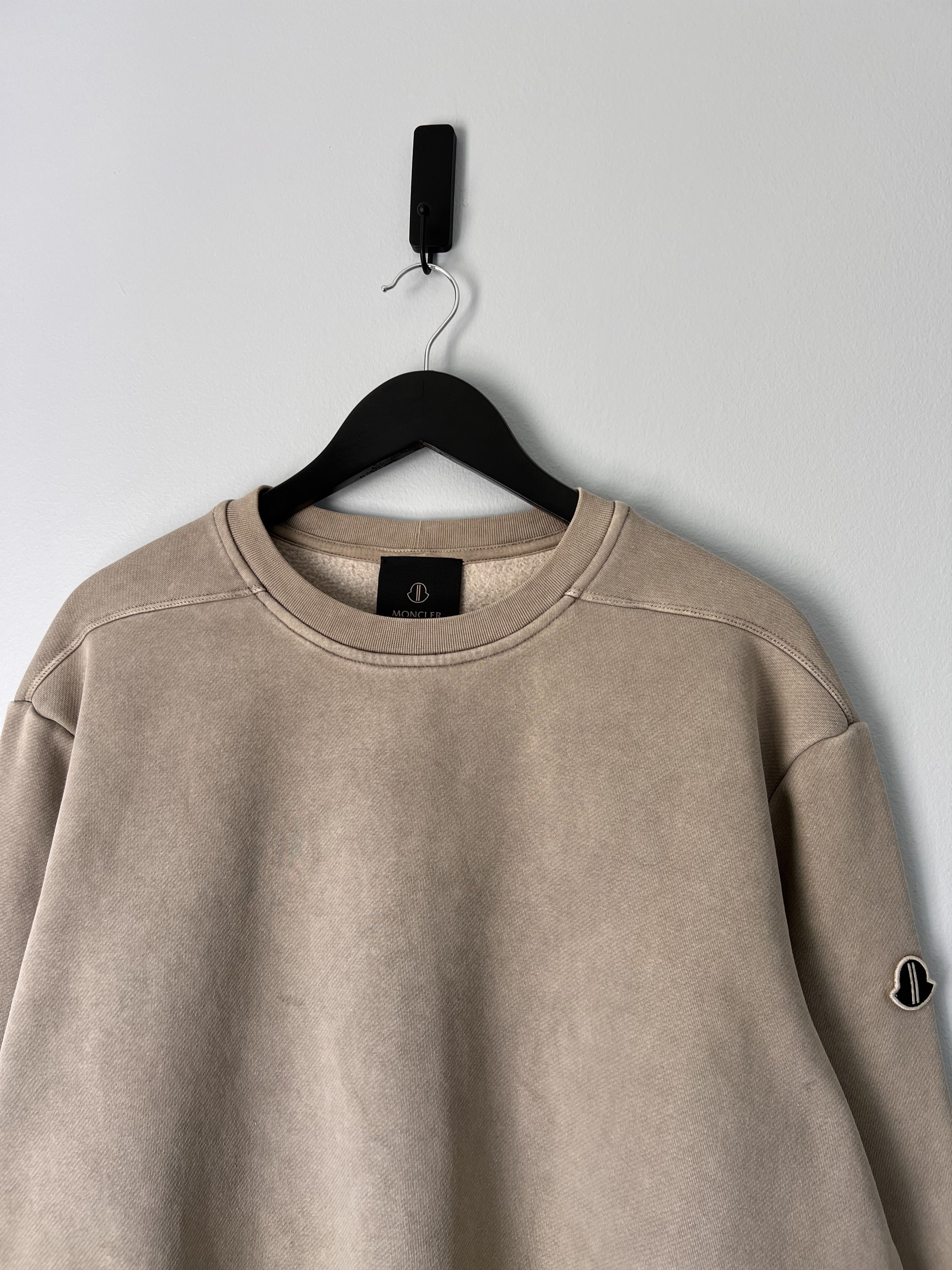 Moncler × Rick Owens Rick Owens Moncler Subhuman Cutout Sweatshirt Acid Degrade Size US M / EU 48-50 / 2 - 2 Thumbnail