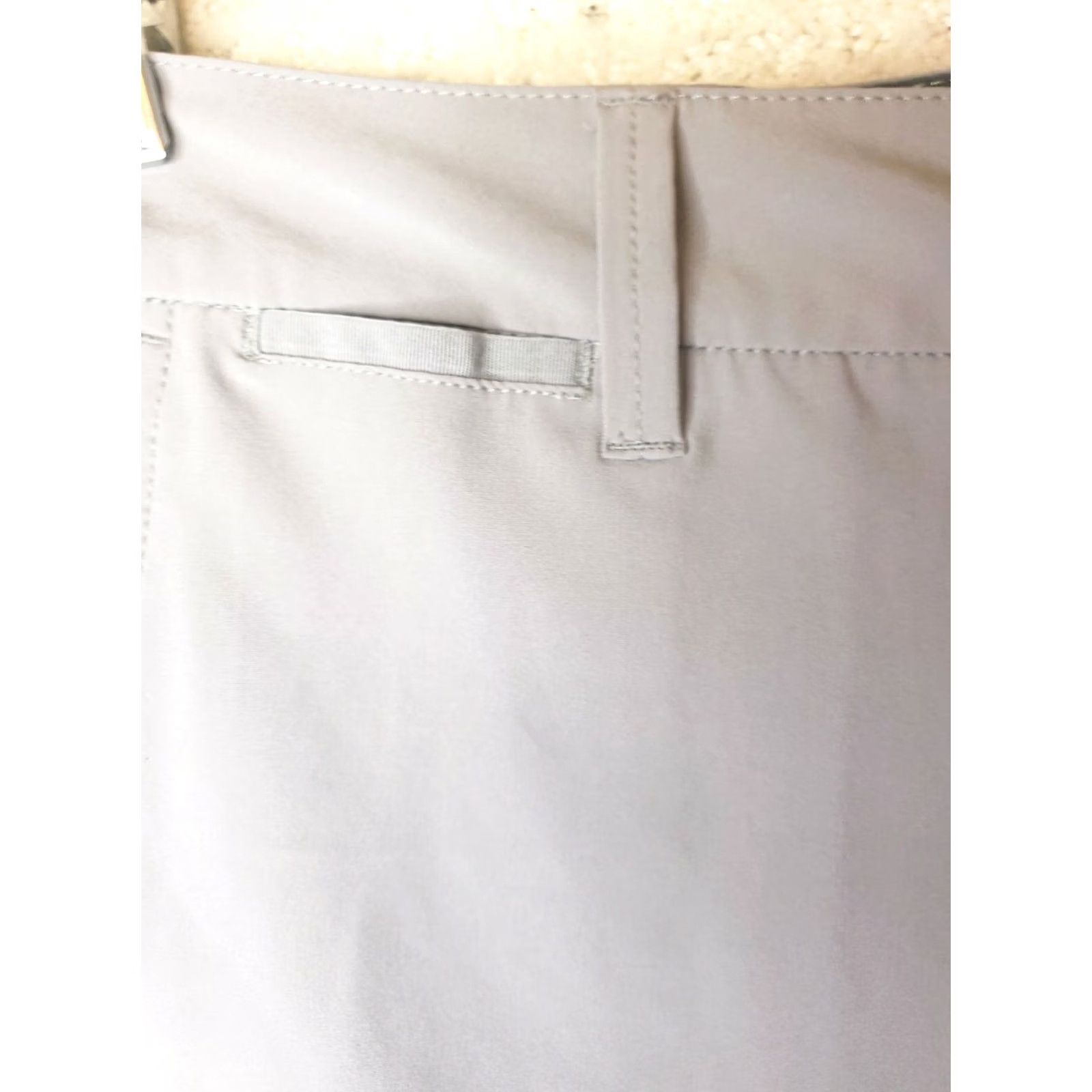 Vintage Hybrid Amphibian Shorts Mens 28" Bottom Regular Gray Solid UV-Protection Quick Dry Stretch Swimming Surf Beach Boating Casual Land or Water Use Mens Size US 28 / EU 44 - 5 Thumbnail