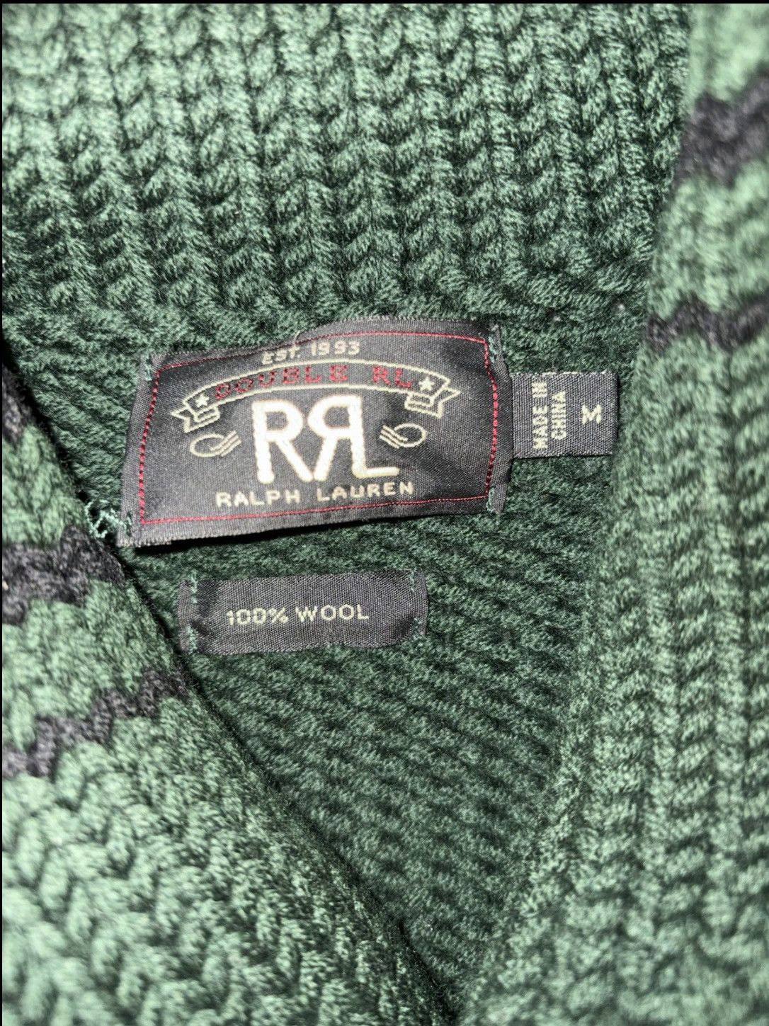 Ralph Lauren RRL Ralph Lauren Line Knit Jacket Cardigan Size US M / EU 48-50 / 2 - 3 Thumbnail