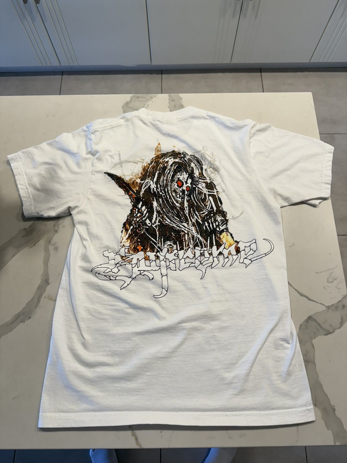 Supreme Supreme Satan Tee White Size US S / EU 44-46 / 1 - 2 Thumbnail