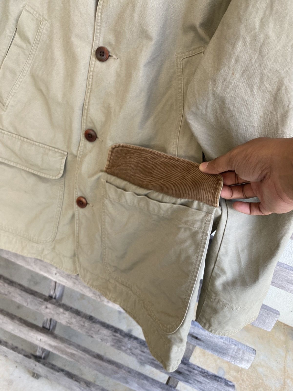 L.L. Bean Vintage 90s L.L Bean Shirt Jacket - oversizes 25” x 33” Size US L / EU 52-54 / 3 - 7 Thumbnail