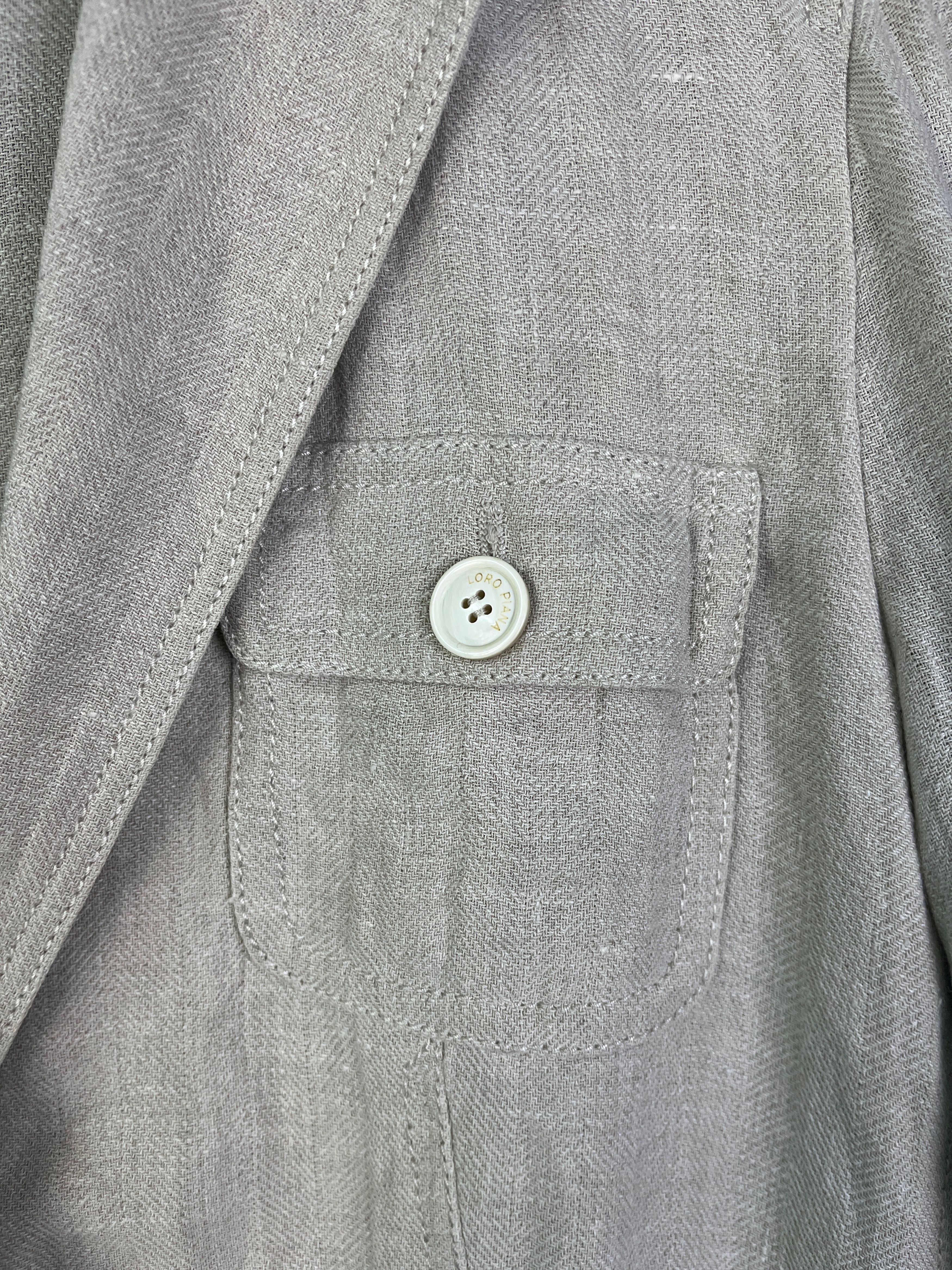 Loro Piana Loro Piana Linen Blazer Jacket Made in Italy Size L / US 10 / IT 46 - 6 Thumbnail