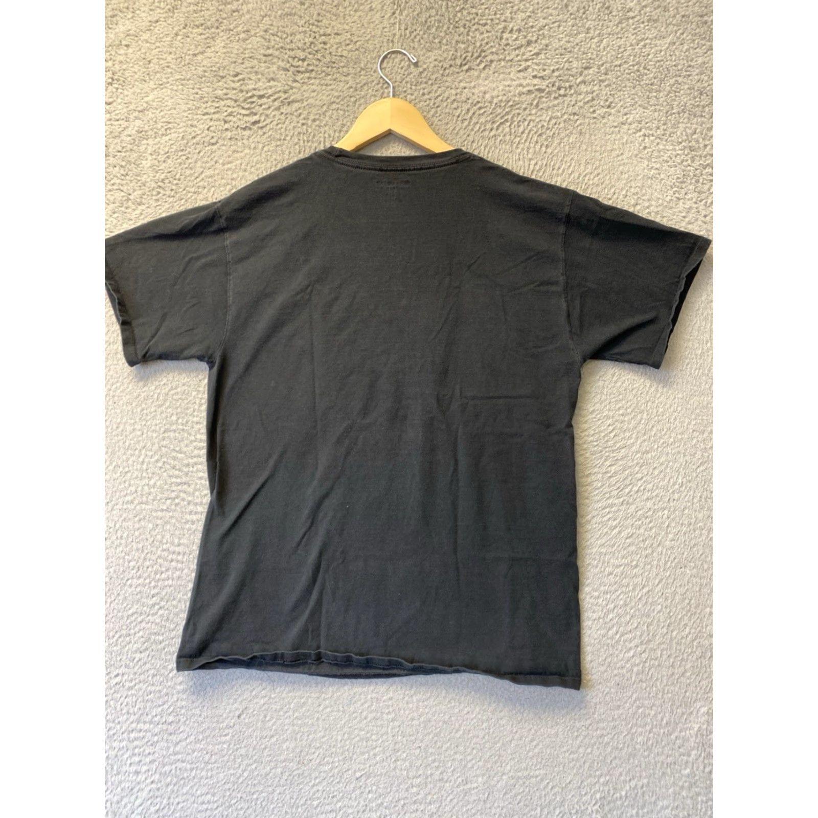 Champion VINTAGE Champion Shirt Adults M Black Cotton Short Sleeve Solid 90s Mens Womens Size US M / EU 48-50 / 2 - 7 Thumbnail