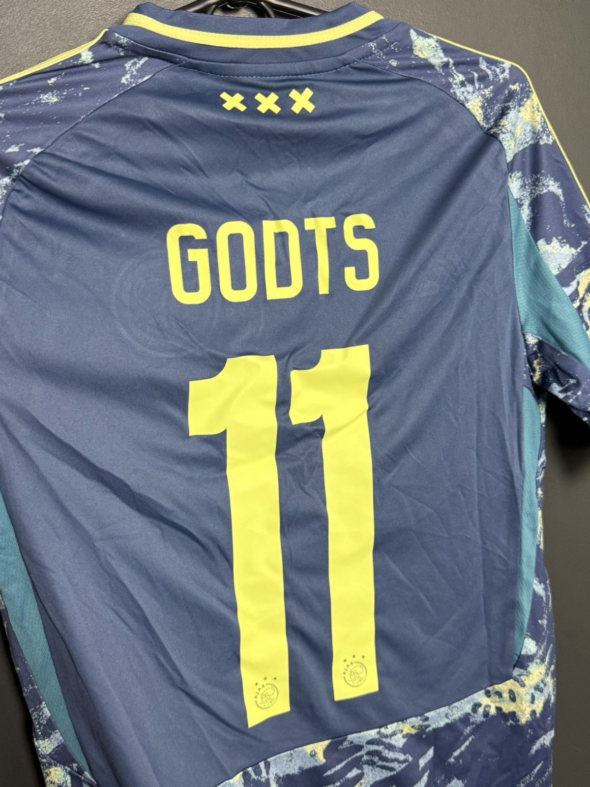 Adidas KIDS New Ajax 24/25 Away Godts Football Jersey T-Shirt Size US XS / EU 42 / 0 - 3 Thumbnail