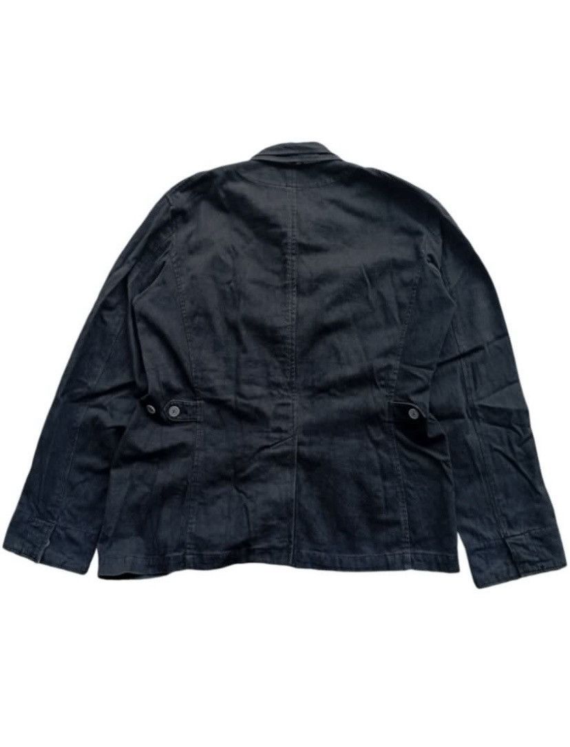 Japanese Brand × Vintage Vintage Mitsumine Black Denim Jacket Size US L / EU 52-54 / 3 - 8 Thumbnail