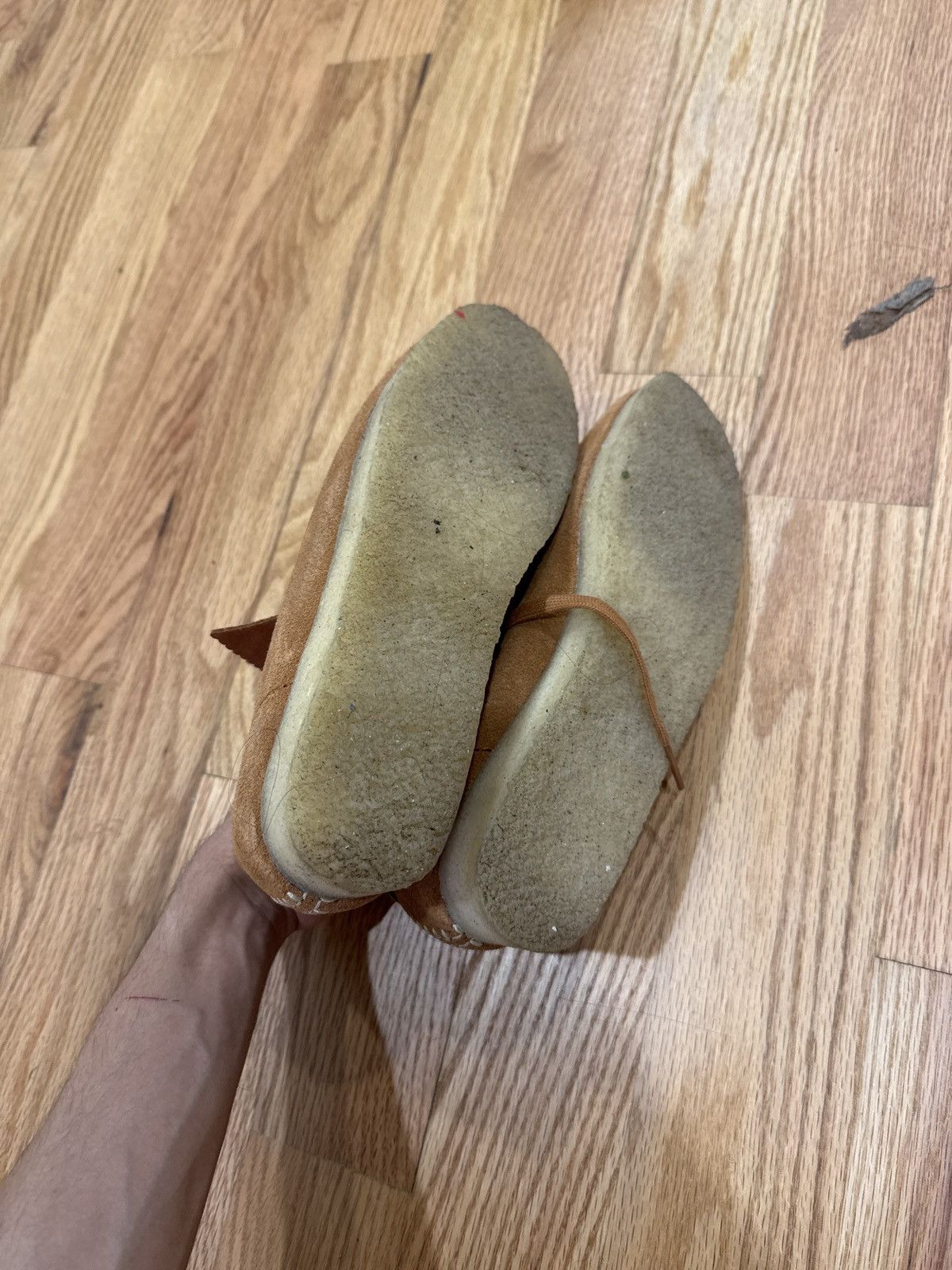 Clarks Clarks Wallabee Boots - Tan Suede Size US 9 / IT 39 - 2 Thumbnail