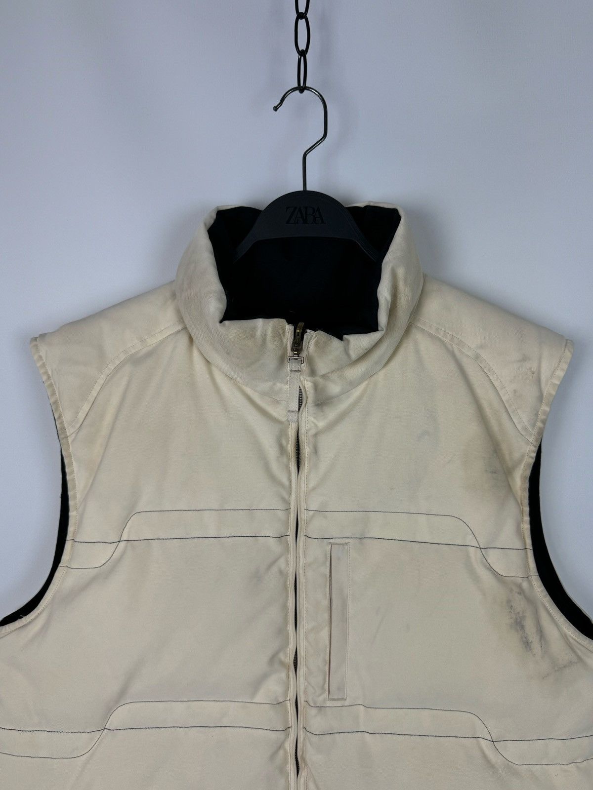 Vintage Y2K Vintage Nike Swoosh Reversible Down Vest Size US L / EU 52-54 / 3 - 15 Thumbnail