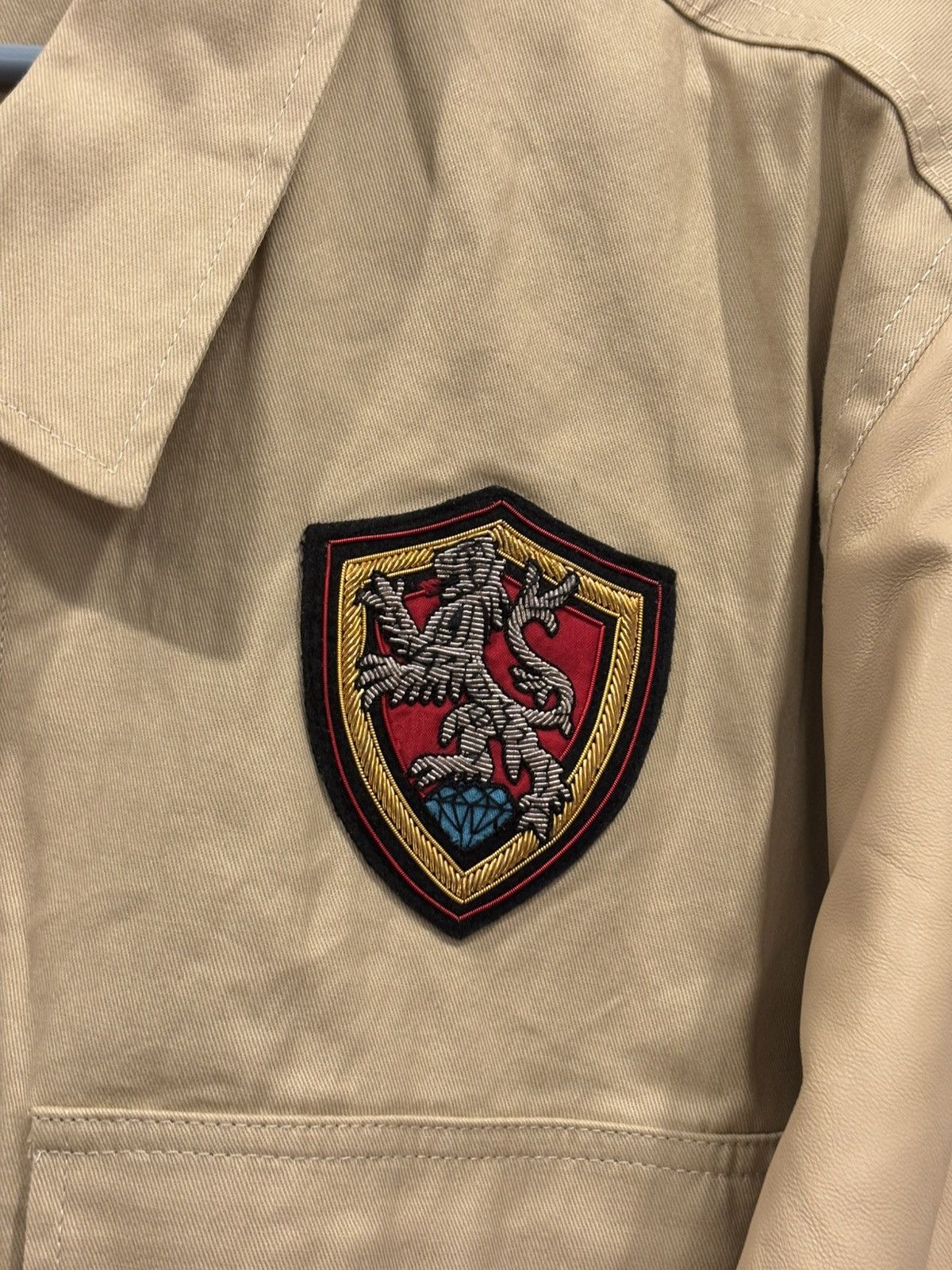 Diamond Supply Co. Diamond Supply Co Cordova Khaki Military Style Jacket Sz: M Size US M / EU 48-50 / 2 - 2 Thumbnail