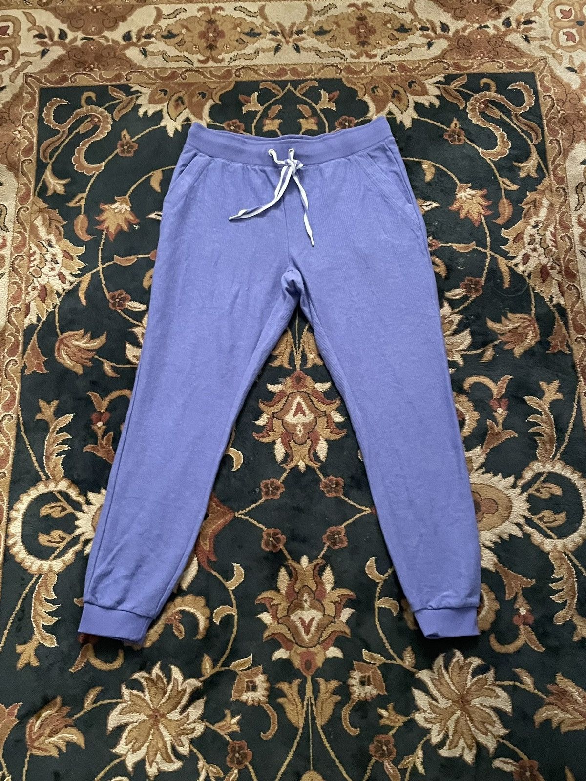 Vintage mySTYLE Blueish Purple Jogging Loungewear Pants Size Large Size 25" / US 0 / IT 36 - 1 Thumbnail