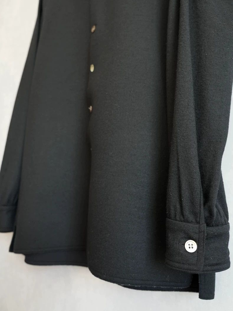 Yohji Yamamoto Yohji Yamamoto Thick Wool Shirt by Yohji Yamamoto Size US M / EU 48-50 / 2 - 3 Thumbnail