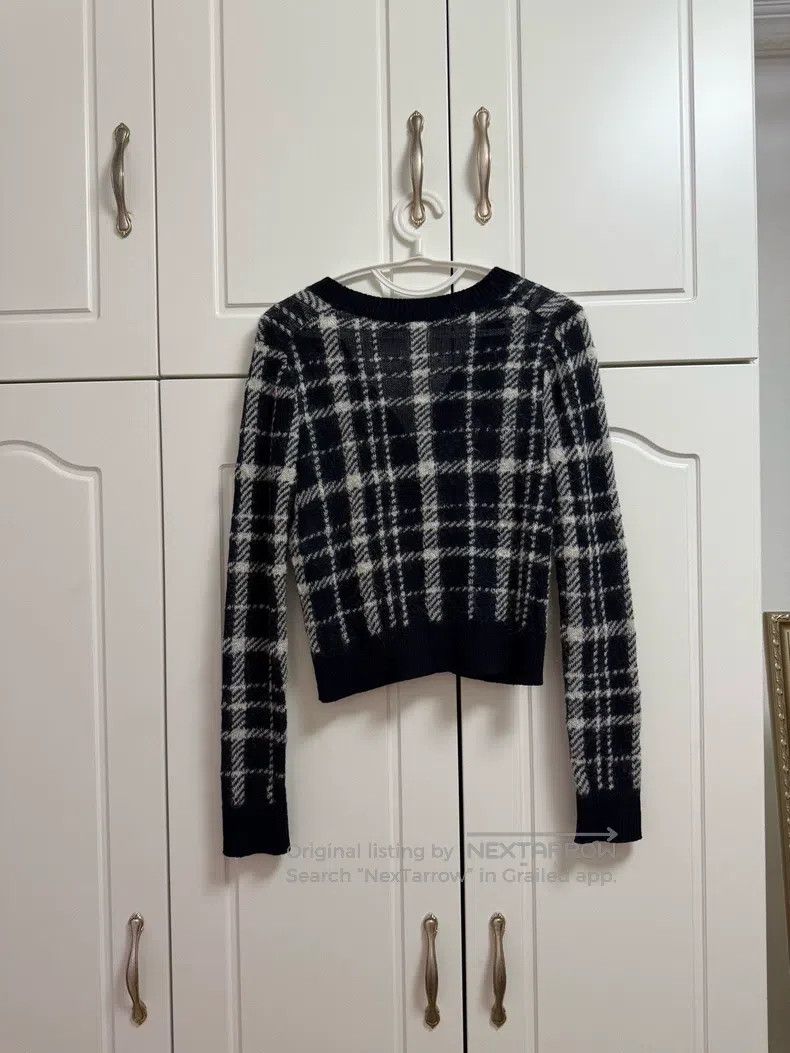 Dior Dior Thousand-bird check cd button wool cardigan coat Size XXS / US 00 / IT 34 - 4 Thumbnail
