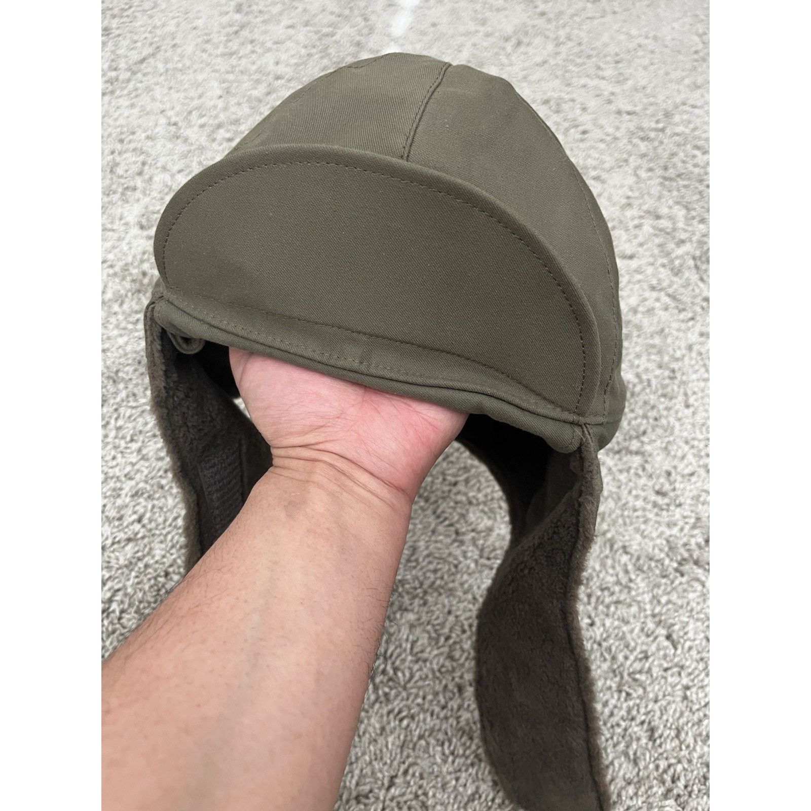 Other Vintage German Army Bundeswehr Winter Hat Size 60 Military L Size ONE SIZE - 3 Thumbnail