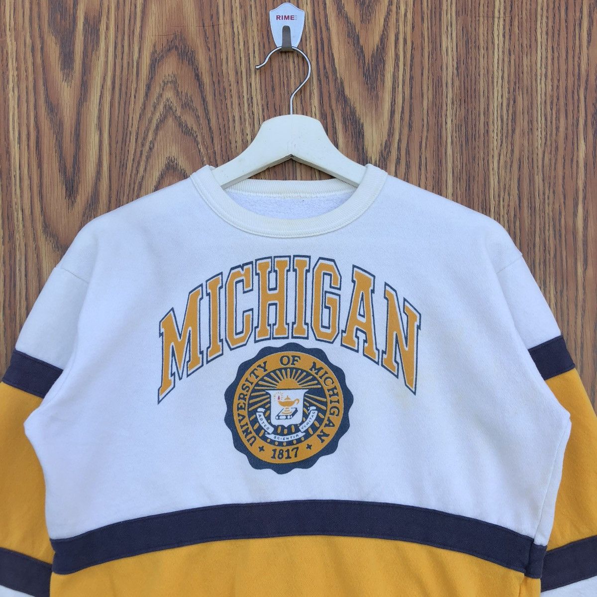 Vintage Vintage The University of Michigan Crewneck Sweatshirt Size S / US 4 / IT 40 - 3 Thumbnail