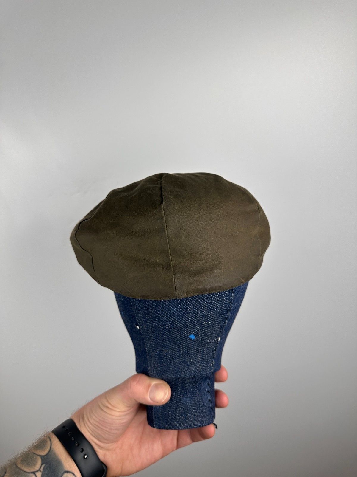 Other M & S Wax Pure Cotton Flat Cap Mens Green Size 7 1\4- 7 3\8 Size ONE SIZE - 2 Thumbnail