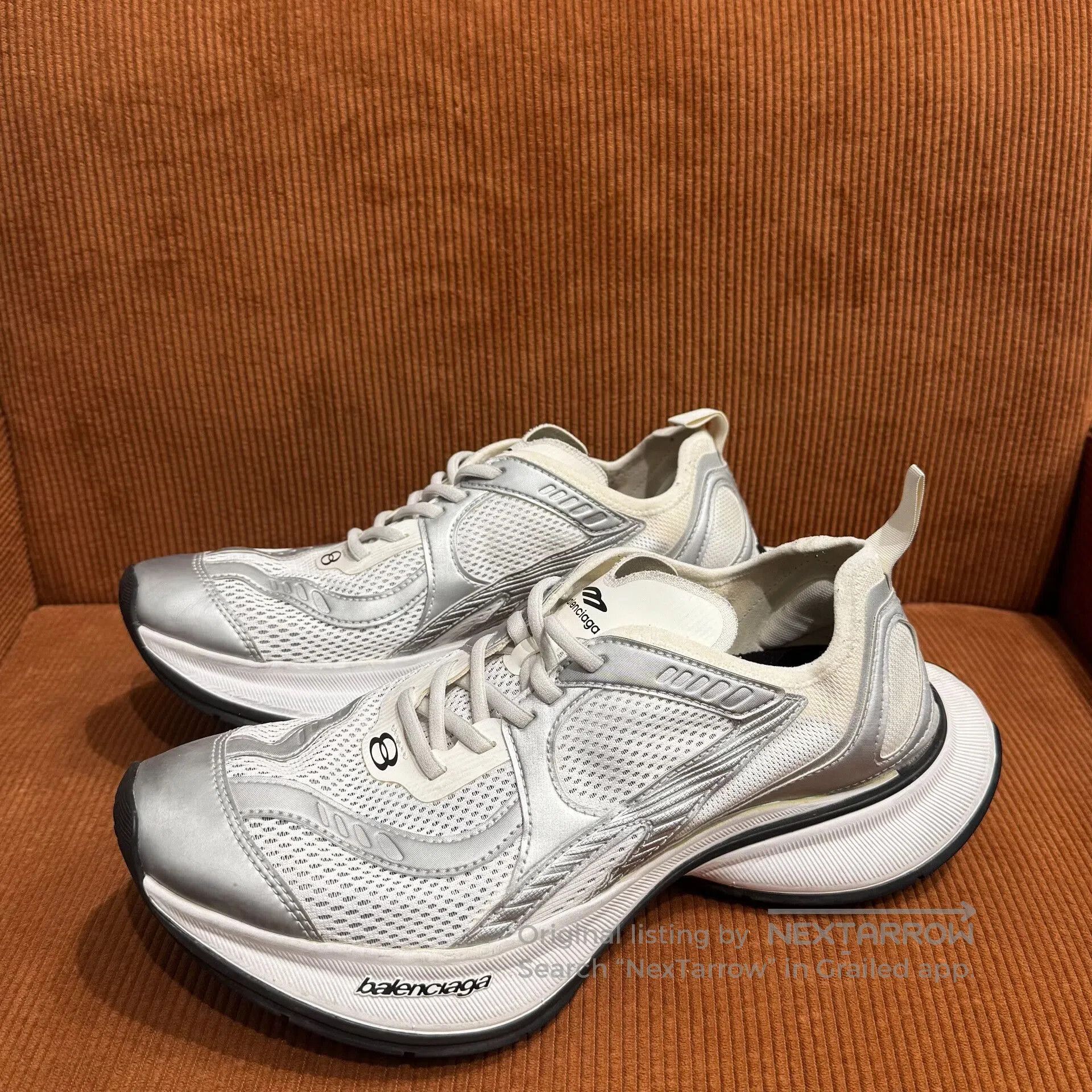 Balenciaga Balenciaga Circuit Men's White Running Shoes. Size US 9 / EU 42 - 1 Thumbnail