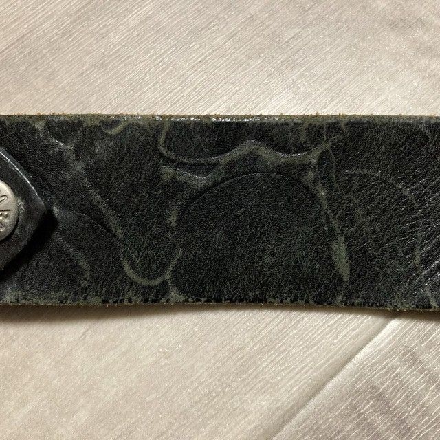 Bape APE HEAD Buckle BAPE CAMO Embossed Leather Belt NIGO Size ONE SIZE - 6 Thumbnail