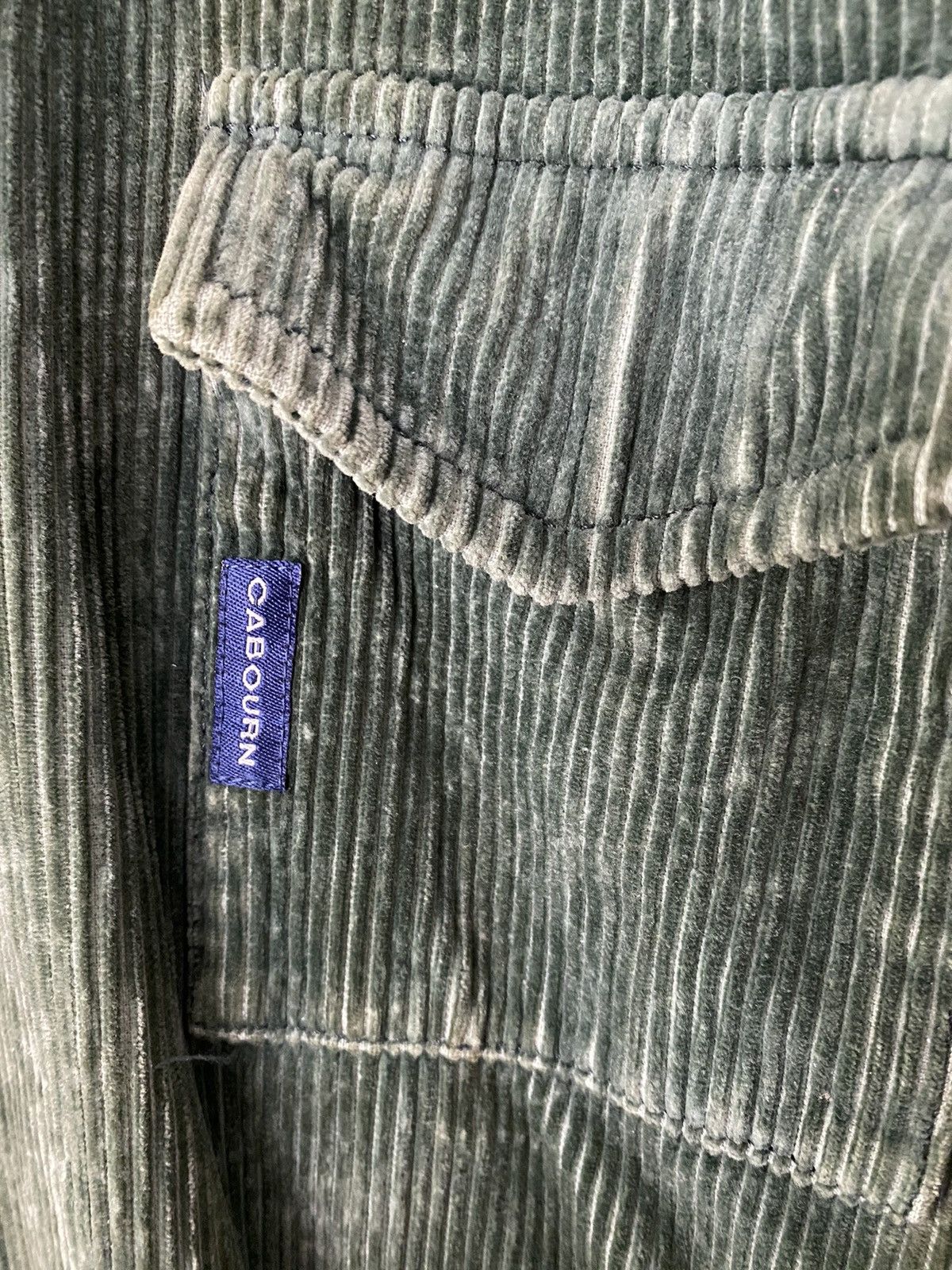 Nigel Cabourn 1990s Nigel Cabourn corduroy heavy leather collar Size US XL / EU 56 / 4 - 7 Thumbnail