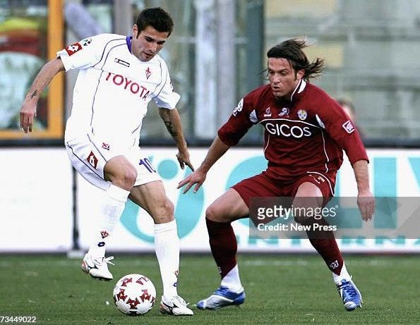Vintage 2006 2008 Reggina Lanzaro Match Worn Vintage Soccer Jersey Size US XL / EU 56 / 4 - 2 Thumbnail