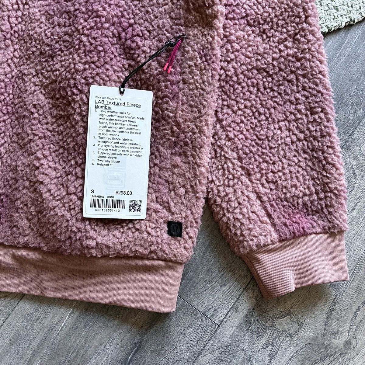 Lululemon Lululemon LAB Textured Fleece Sherpa Bomber Jacket Size S / US 4 / IT 40 - 2 Thumbnail