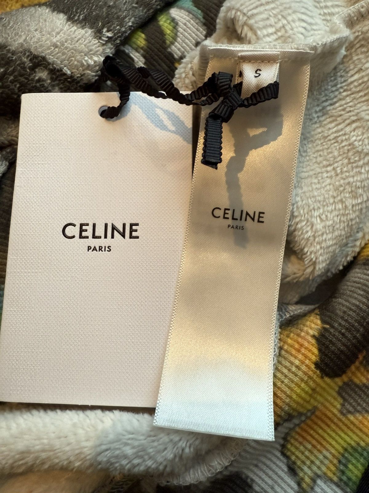 Celine $2.15k SS24 Celine tie dye tracksuit hoodie shorts Hedi Size US L / EU 52-54 / 3 - 24 Thumbnail