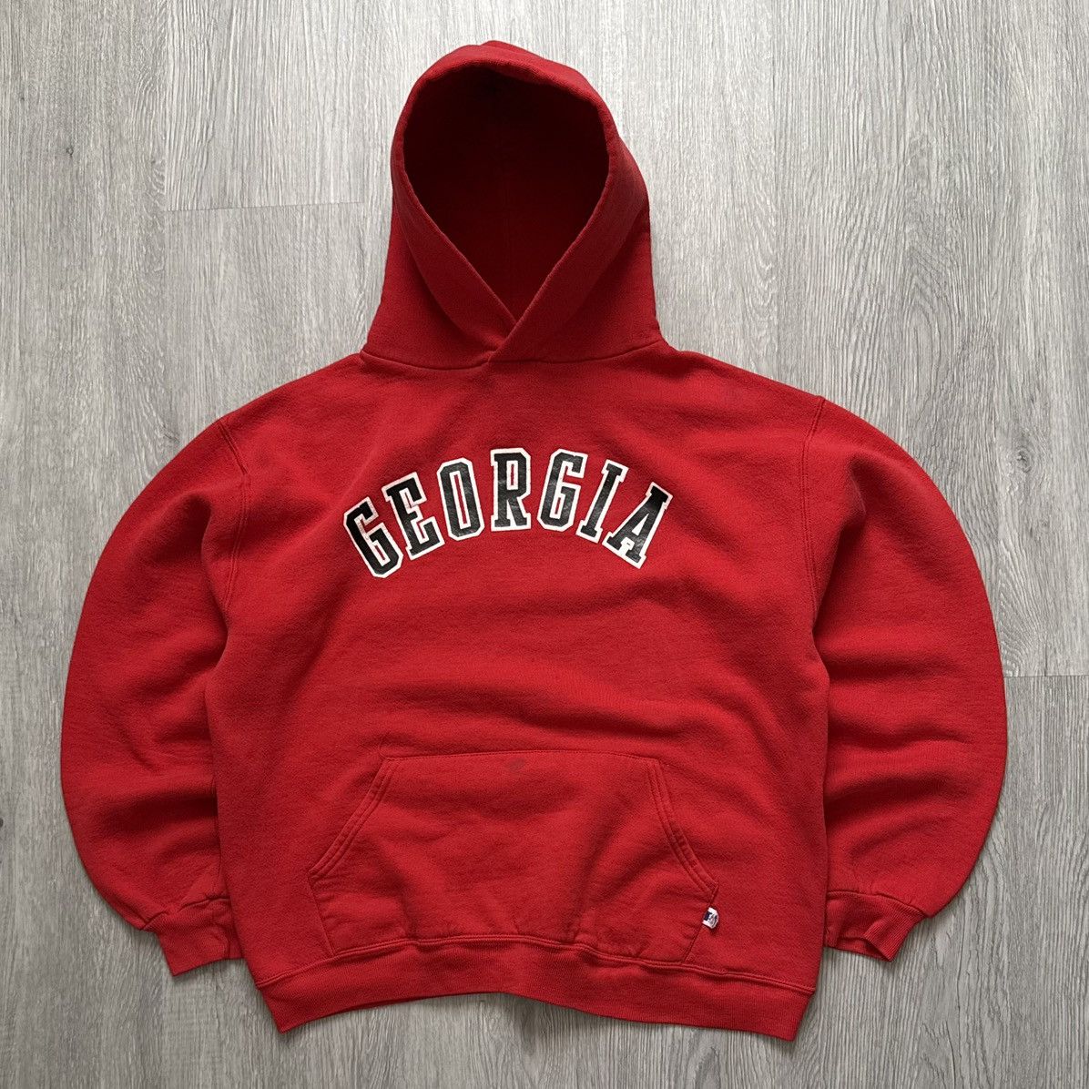 Russell Athletic Vintage 90s Russell Athletic Georgia Hoodie - Tagged Large Size US S / EU 44-46 / 1 - 1 Thumbnail