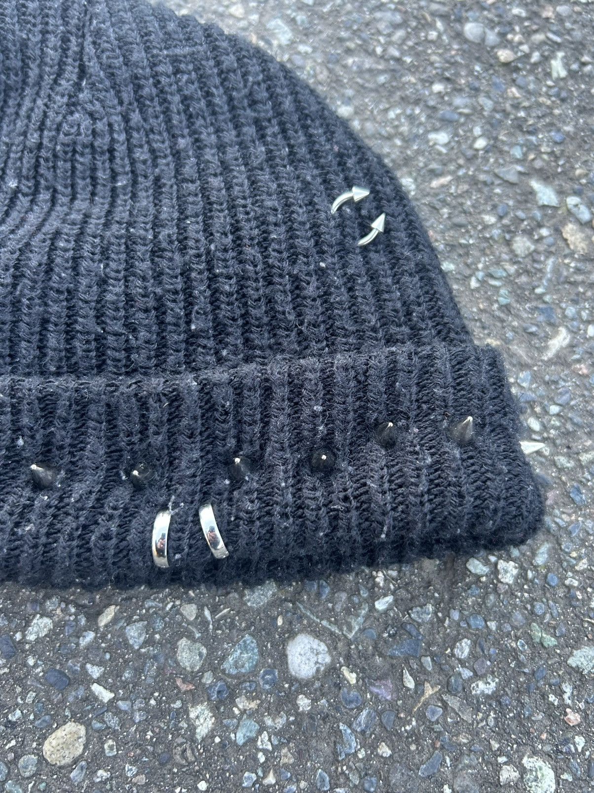Designer NovocentoNovantanove “Pierced” beanie Size ONE SIZE - 5 Thumbnail