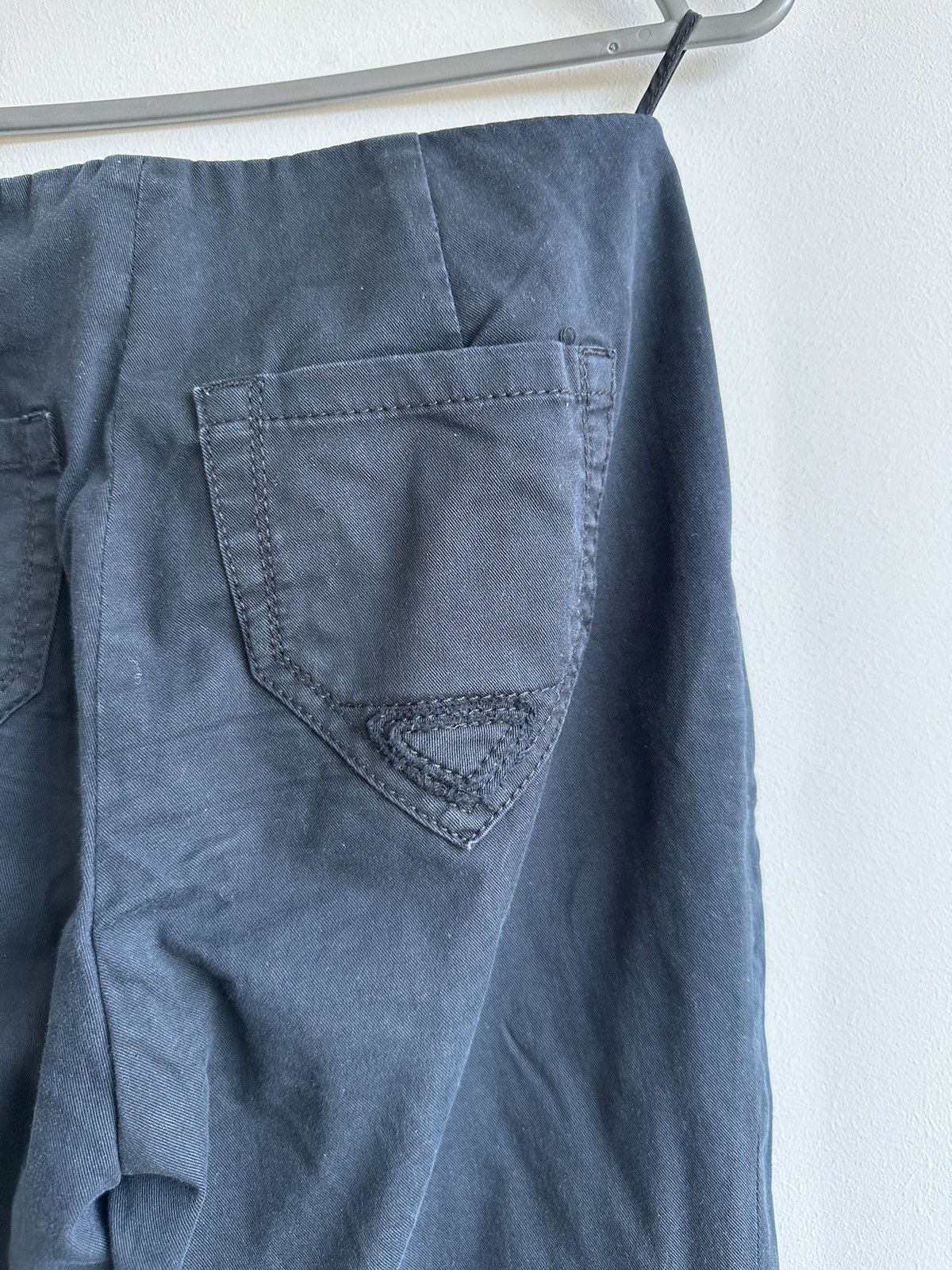 Prada 2006 Prada Cropped Pants Navy Blue Zip Ankle Women's Size 38 Size 26" / US 2 / IT 38 - 7 Thumbnail