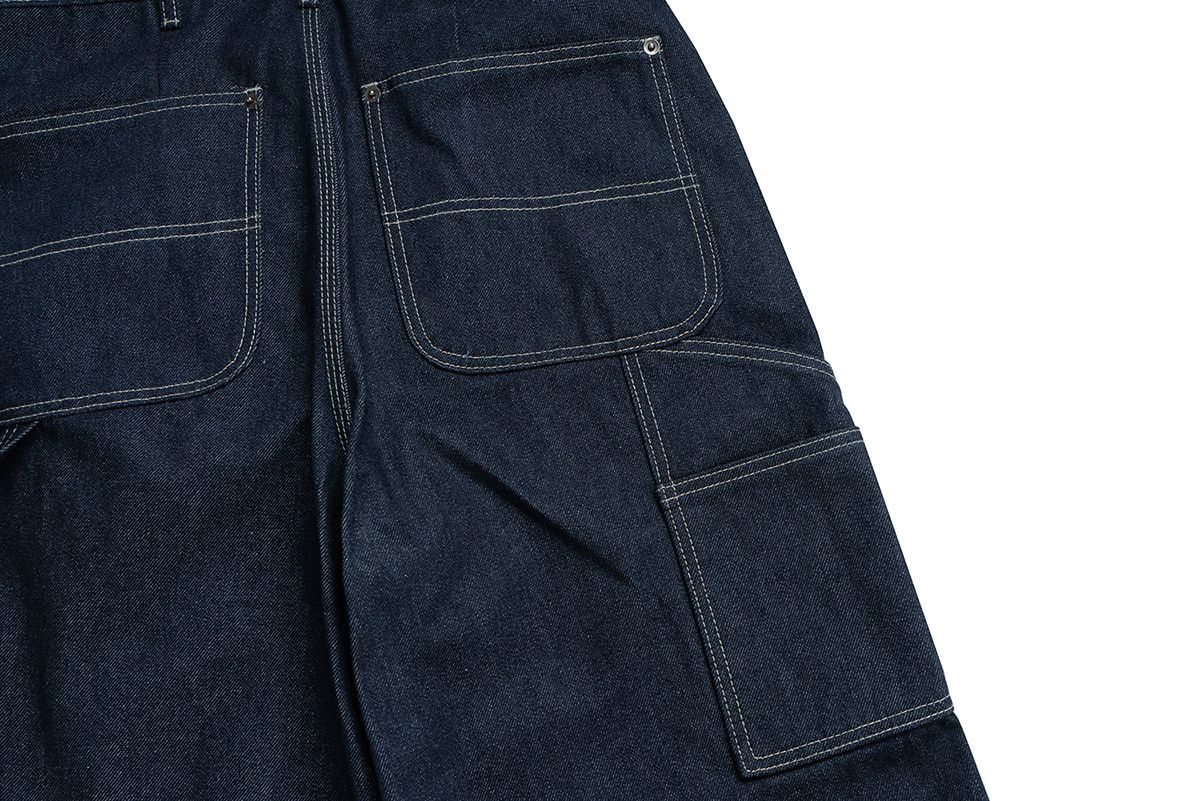 Japanese Brand × Jean High Street Cleanfit Multi-pockets Dark Blue Baggy Jeans Size US 32 / EU 48 - 7 Thumbnail