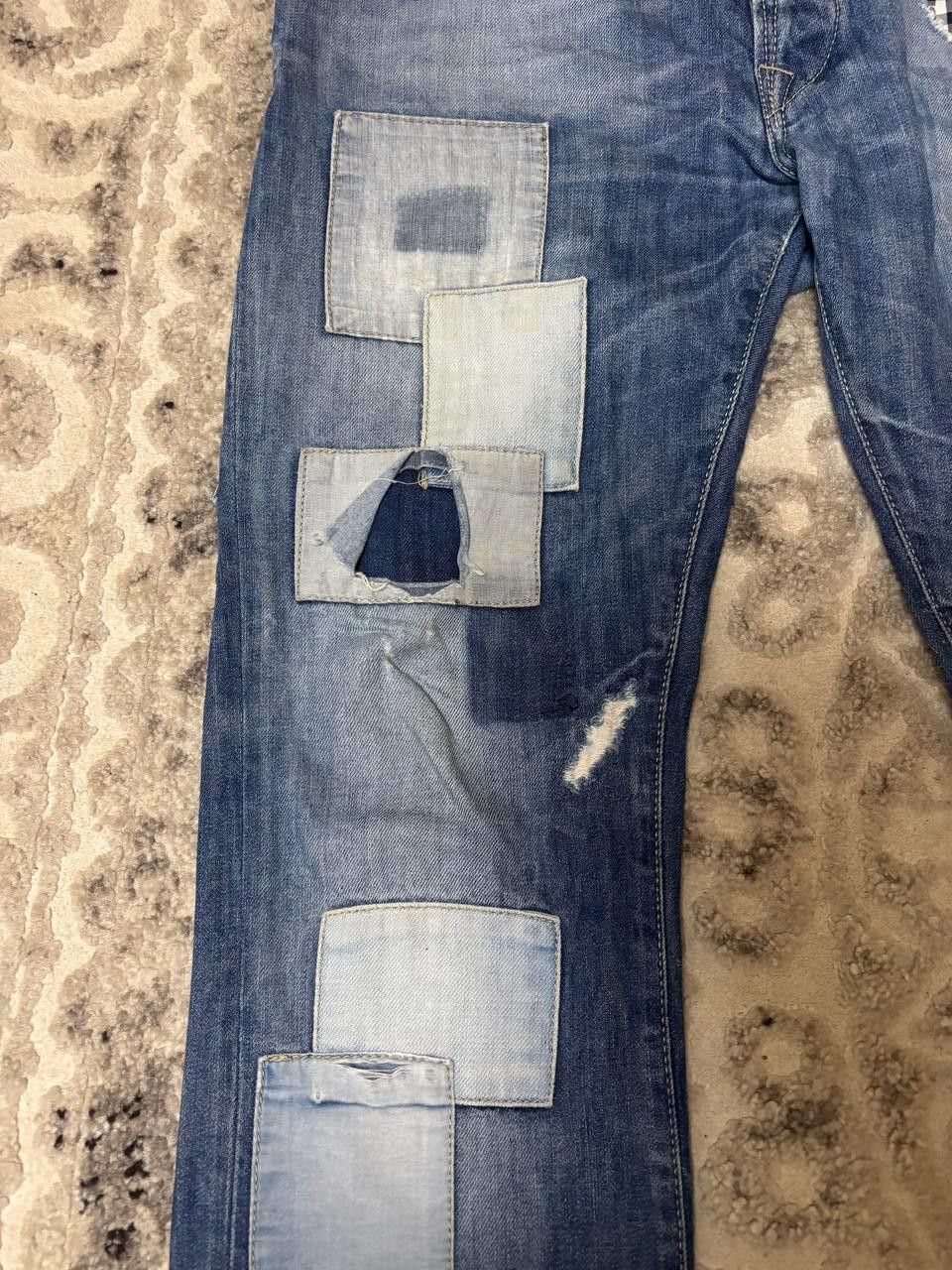 Jack & Jones Jack & Jones 1975 Patchwork Distressed Jeans Men’s Vintage Size US 32 / EU 48 - 12 Thumbnail