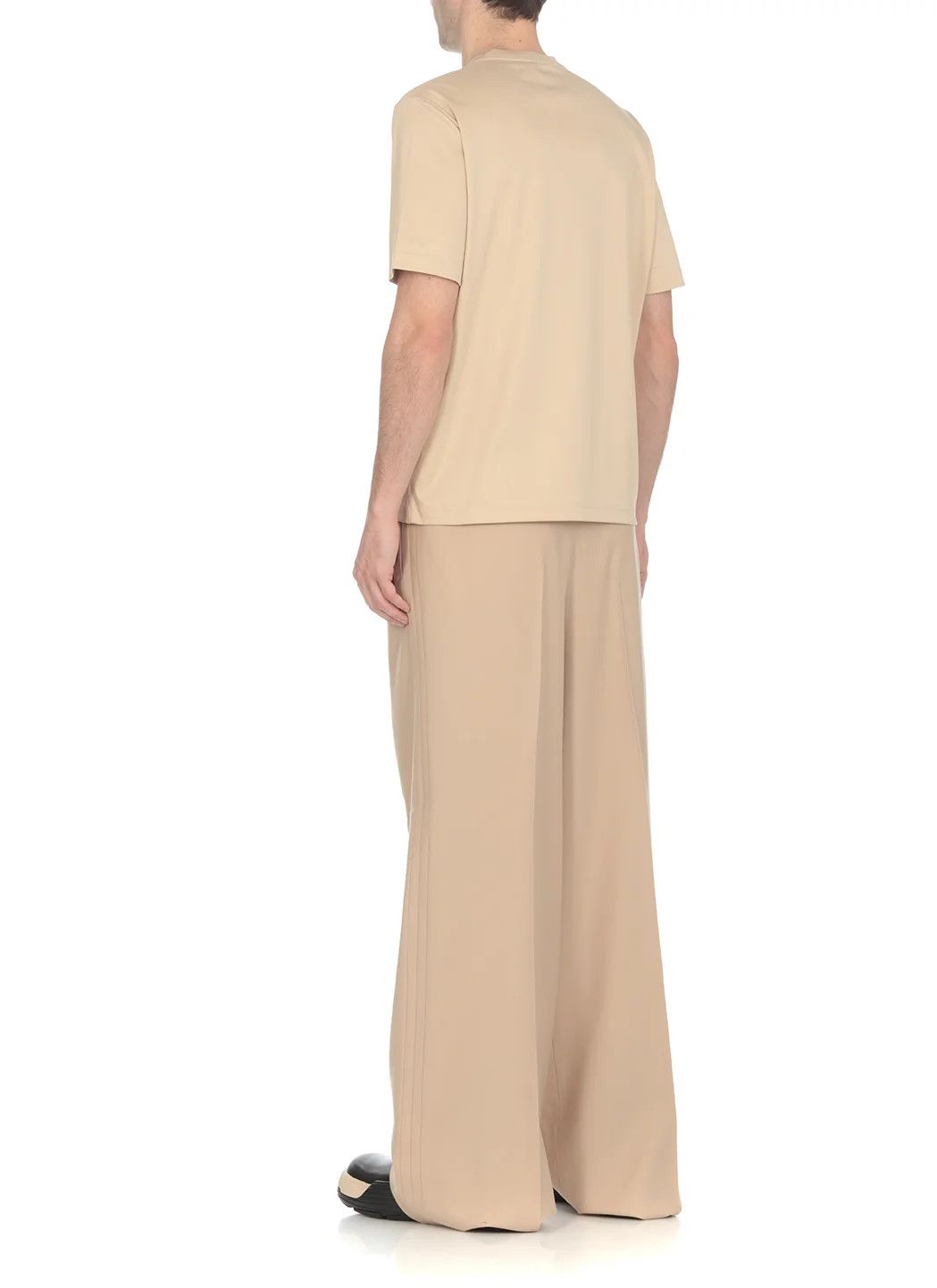 Lanvin o1y0225 Logo Crewneck T-Shirt in Beige Size US M / EU 48-50 / 2 - 3 Thumbnail