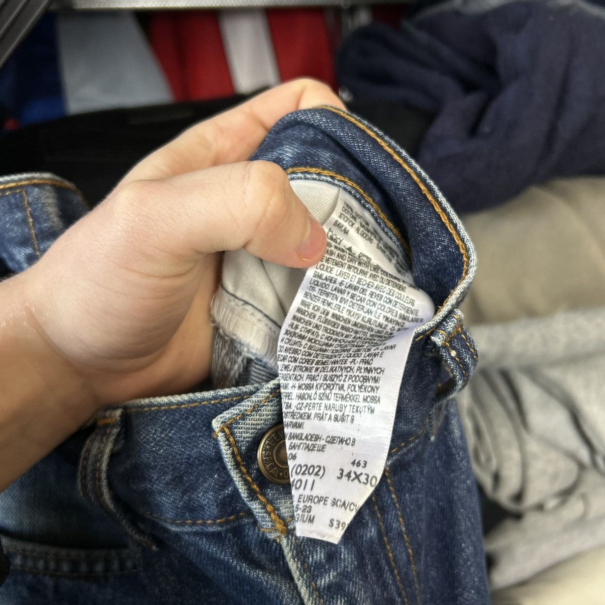 Levi's Vintage Levis 751 Blue Denim Basic Streetwear jeans Size US 32 / EU 48 - 13 Thumbnail