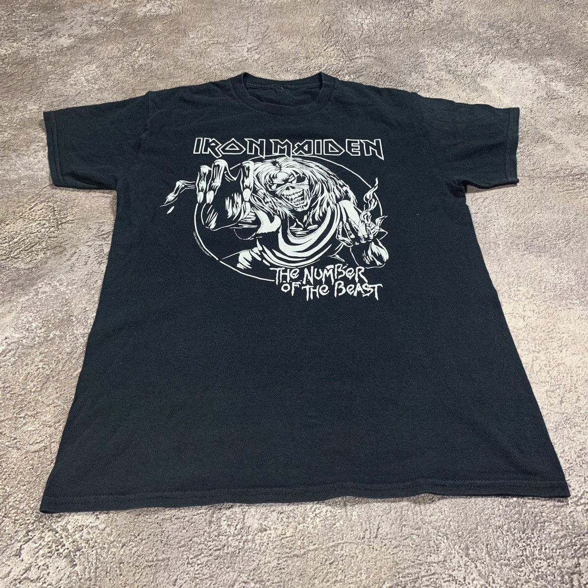 Vintage Vintage 90s Iron Maiden Band Tee Graphic Horror Punk Slim S Size US S / EU 44-46 / 1 - 2 Thumbnail