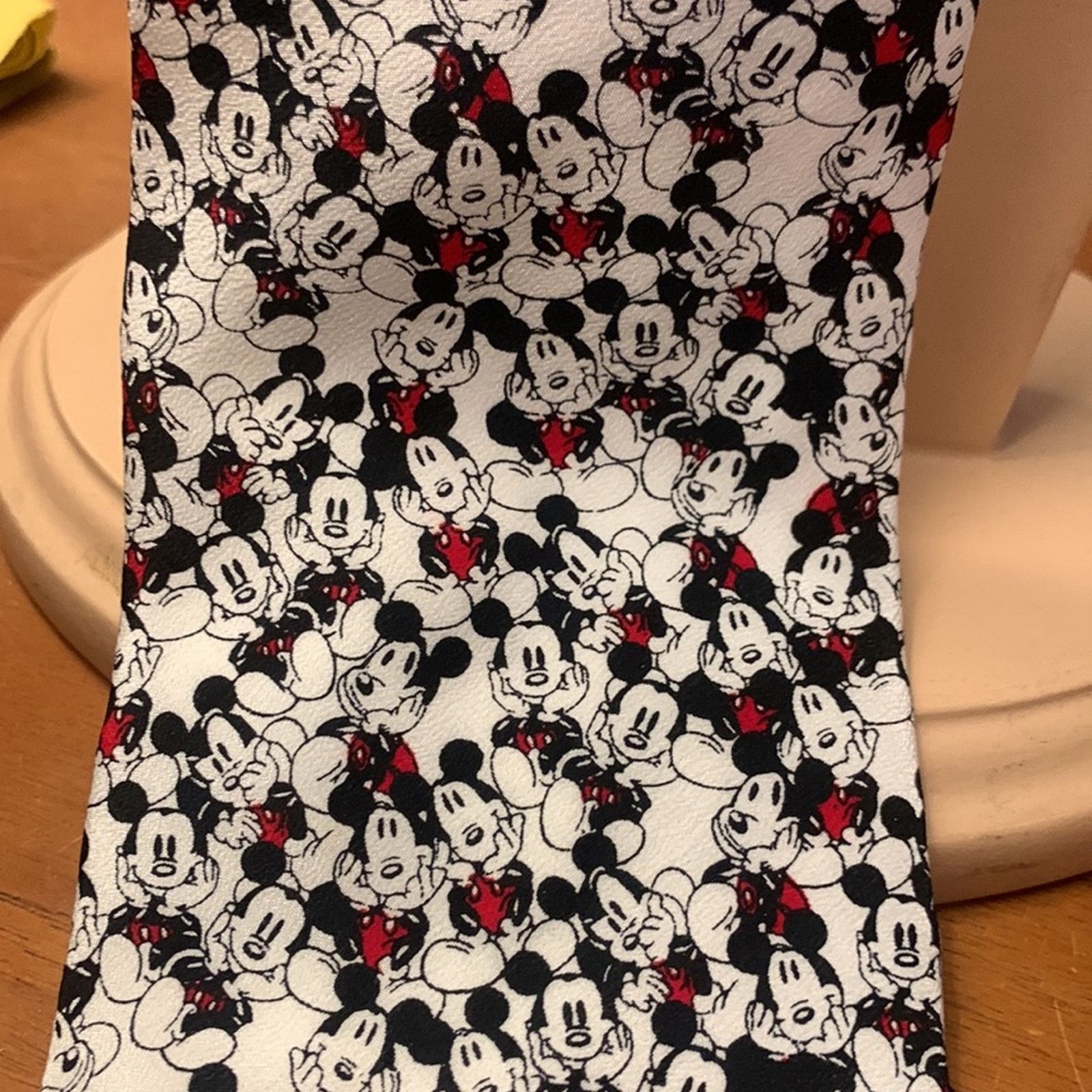 Disney Disney Mickey Mouse silk necktie by Balancine Inc. Size ONE SIZE - 2 Thumbnail