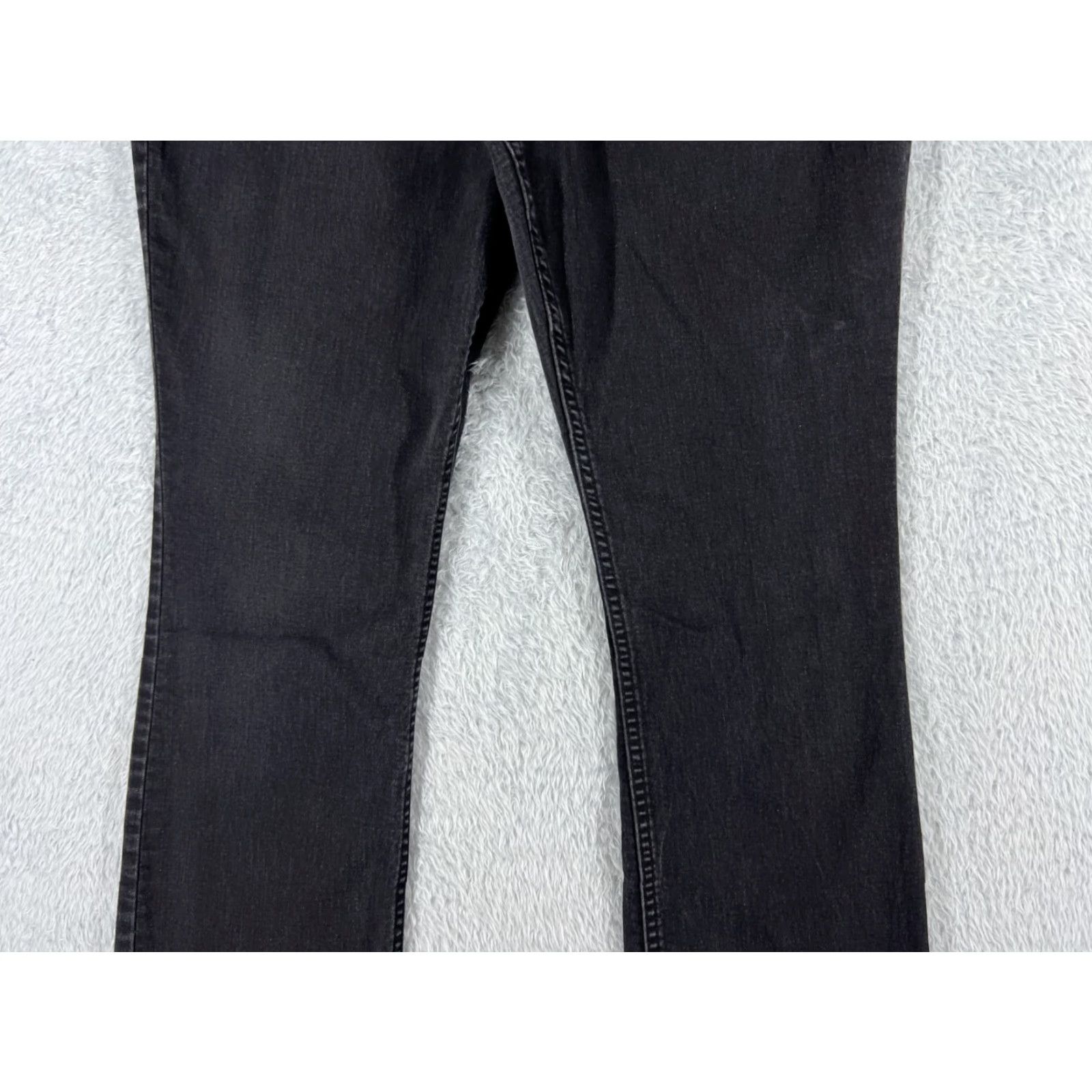 Lee Lee Jeans Women 10 Black Denim Bootcut Mid 30x28 Cotton Stretch 90s Size 32" / US 10 / IT 46 - 3 Thumbnail