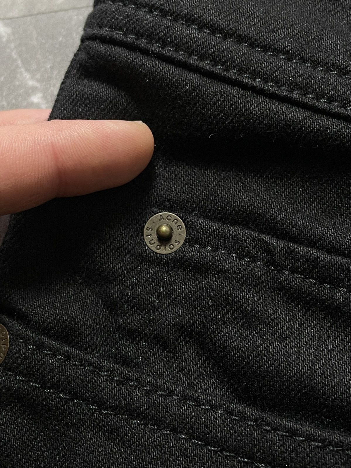 Acne Studios Acne Studios River Stay Black Jeans Never Worn Size 34 30 Size US 34 / EU 50 - 6 Thumbnail