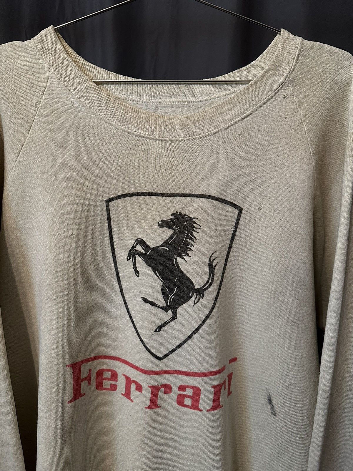 Vintage Vintage 80’s Ferrari Crewneck Sweatshirt Size US XL / EU 56 / 4 - 4 Thumbnail