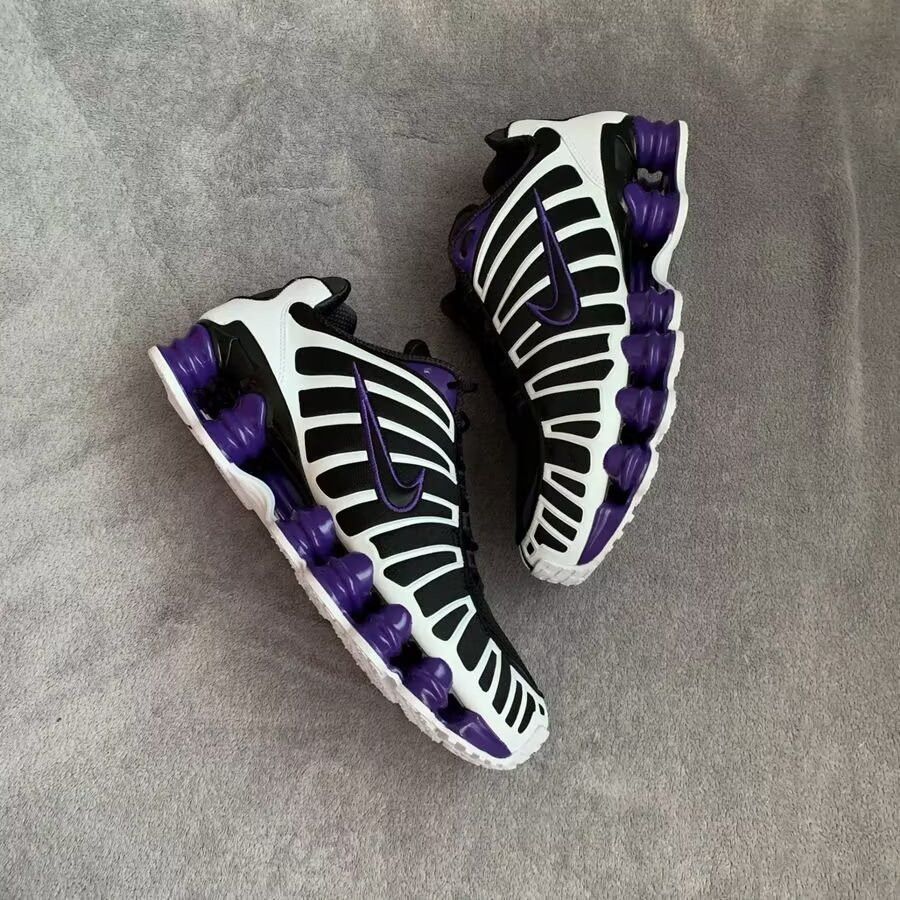 Nike Nike Shox TL court purple white Size US 11.5 / EU 44-45 - 1 Thumbnail