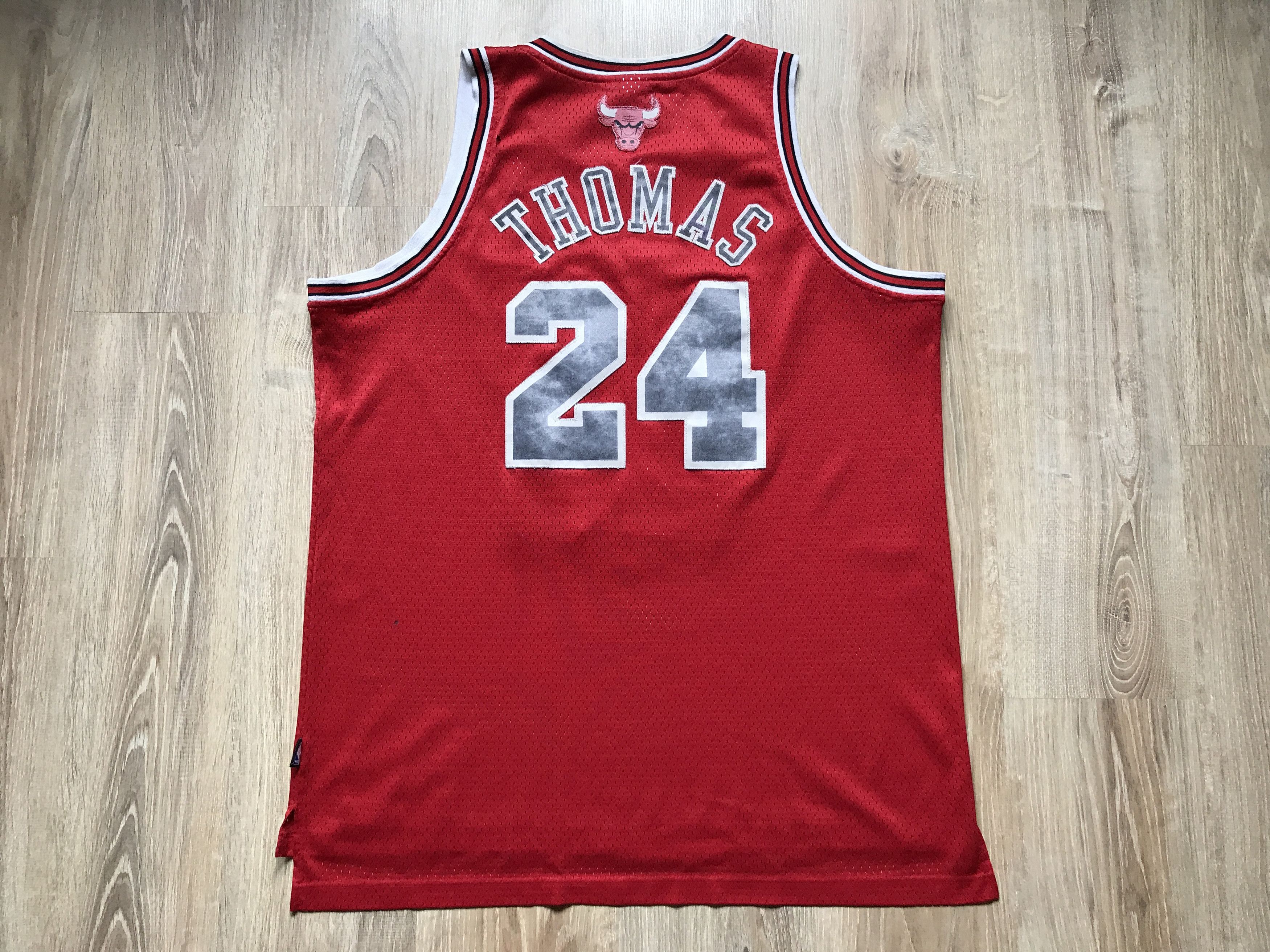 NBA × Vintage Chicago Bulls NBA Thomas #24 Adidas Jersey Size US XL / EU 56 / 4 - 3 Thumbnail