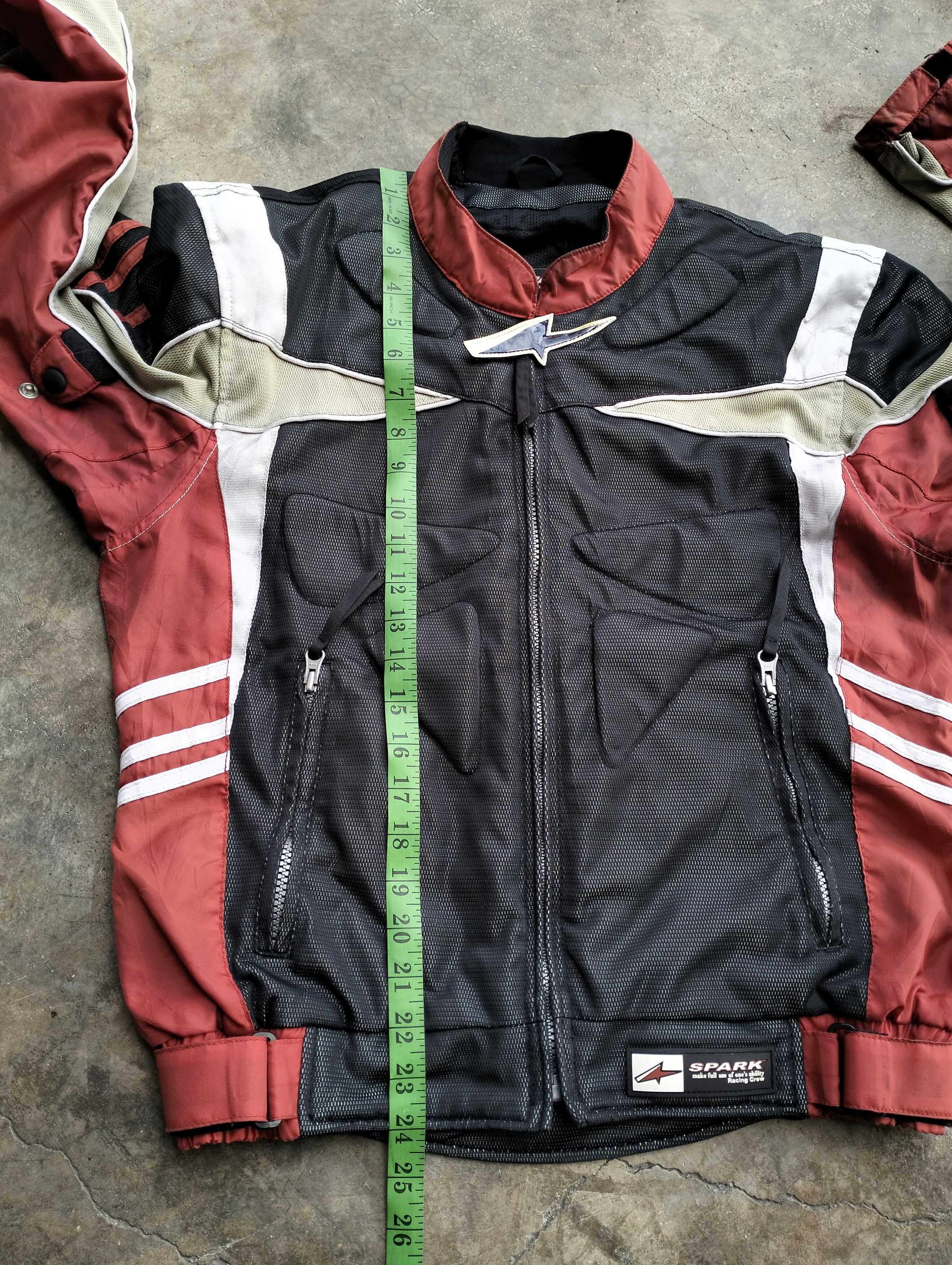 Sports Specialties JAPANESE BRAND SPARK RACING CREW RIDE JACKET NO PADDING Size US M / EU 48-50 / 2 - 24 Thumbnail