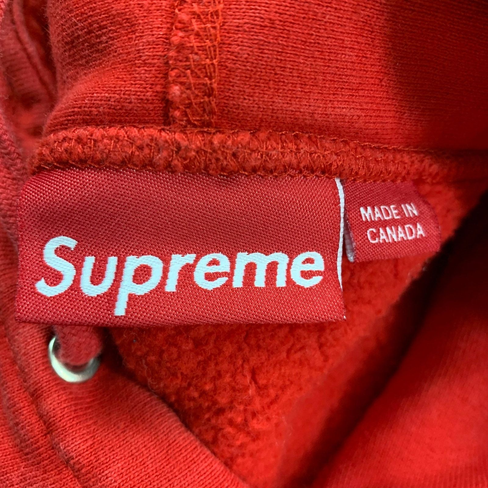 Supreme SUPREME Size M Red Black Cotton Hoodie Sweatshirt Size US M / EU 48-50 / 2 - 8 Thumbnail