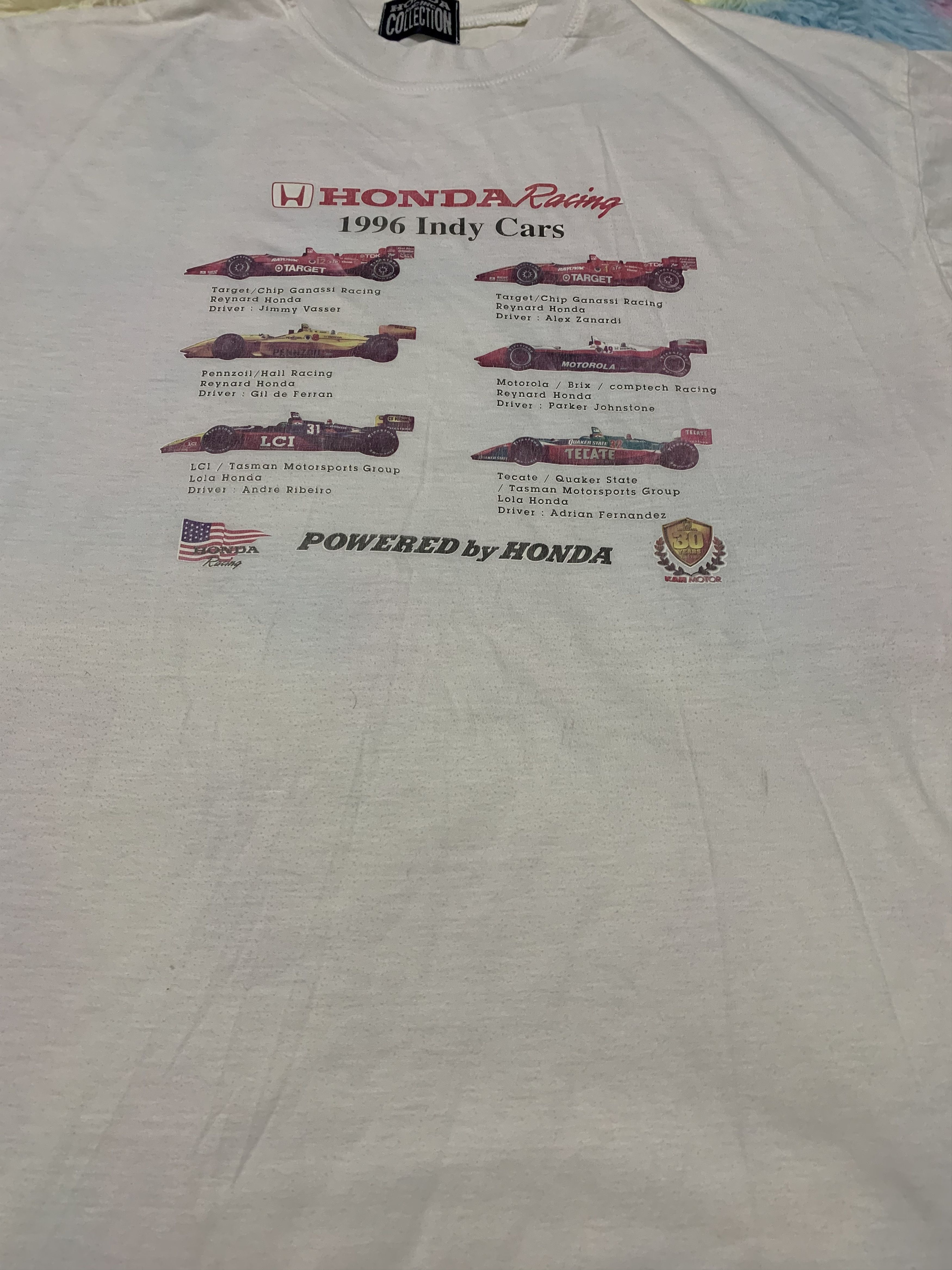 Honda × Vintage Vintage honda racing 1996 indy cars Size US L / EU 52-54 / 3 - 4 Thumbnail