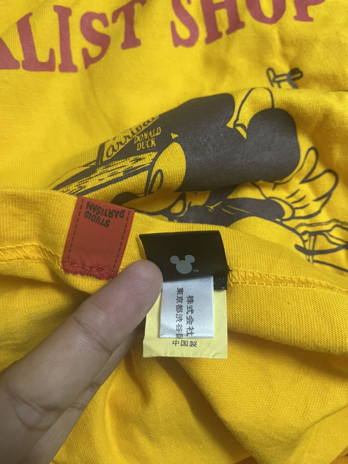 Studio D'Artisan Rare STUDIO DARTISAN X DISNEY MICKEY MOUSE Donald Duck Size US M / EU 48-50 / 2 - 5 Thumbnail