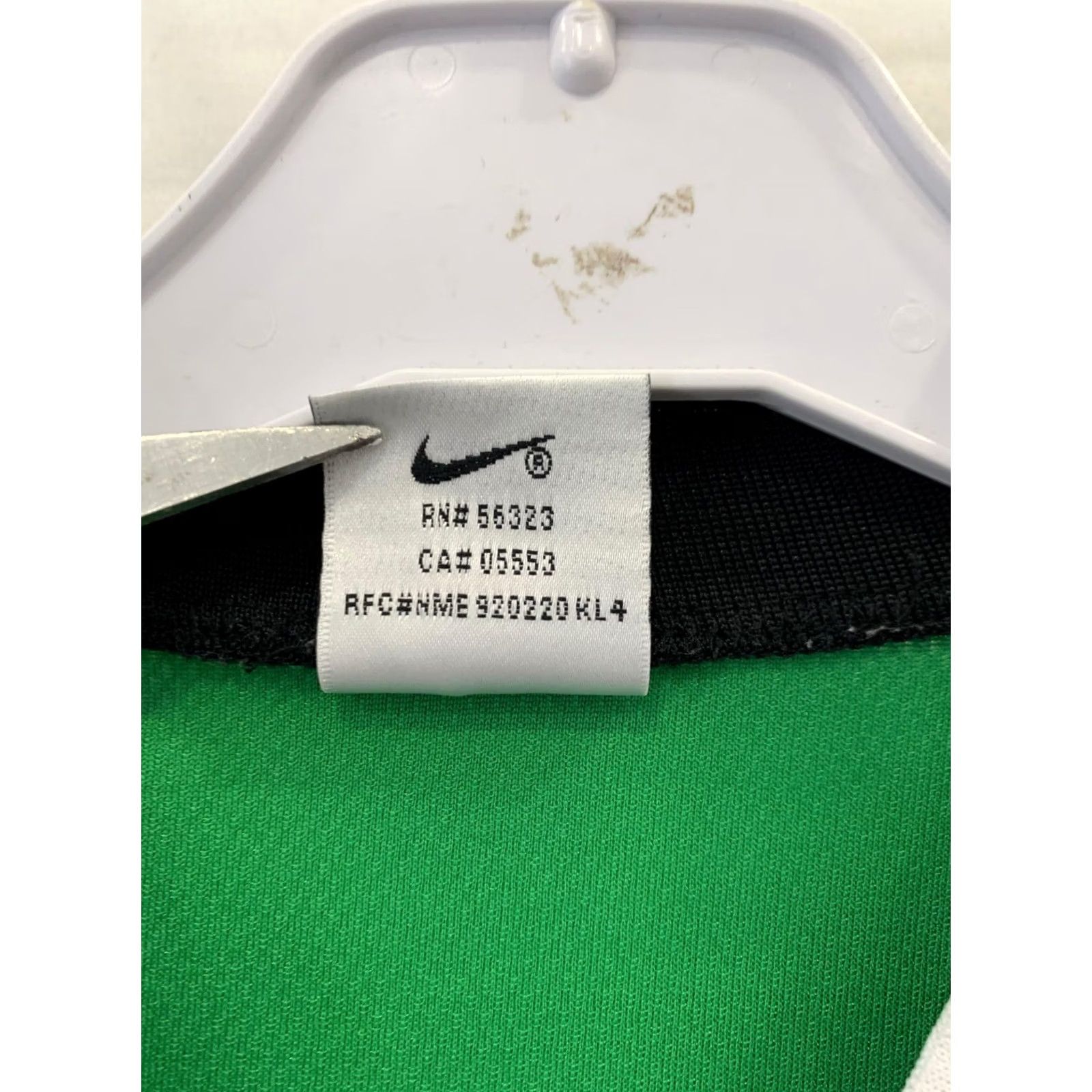 Nike VINTAGE Nike 90s Center Swoosh Goalie Jersey Green White Long Sleeve M Mens Shirt Size US M / EU 48-50 / 2 - 4 Thumbnail