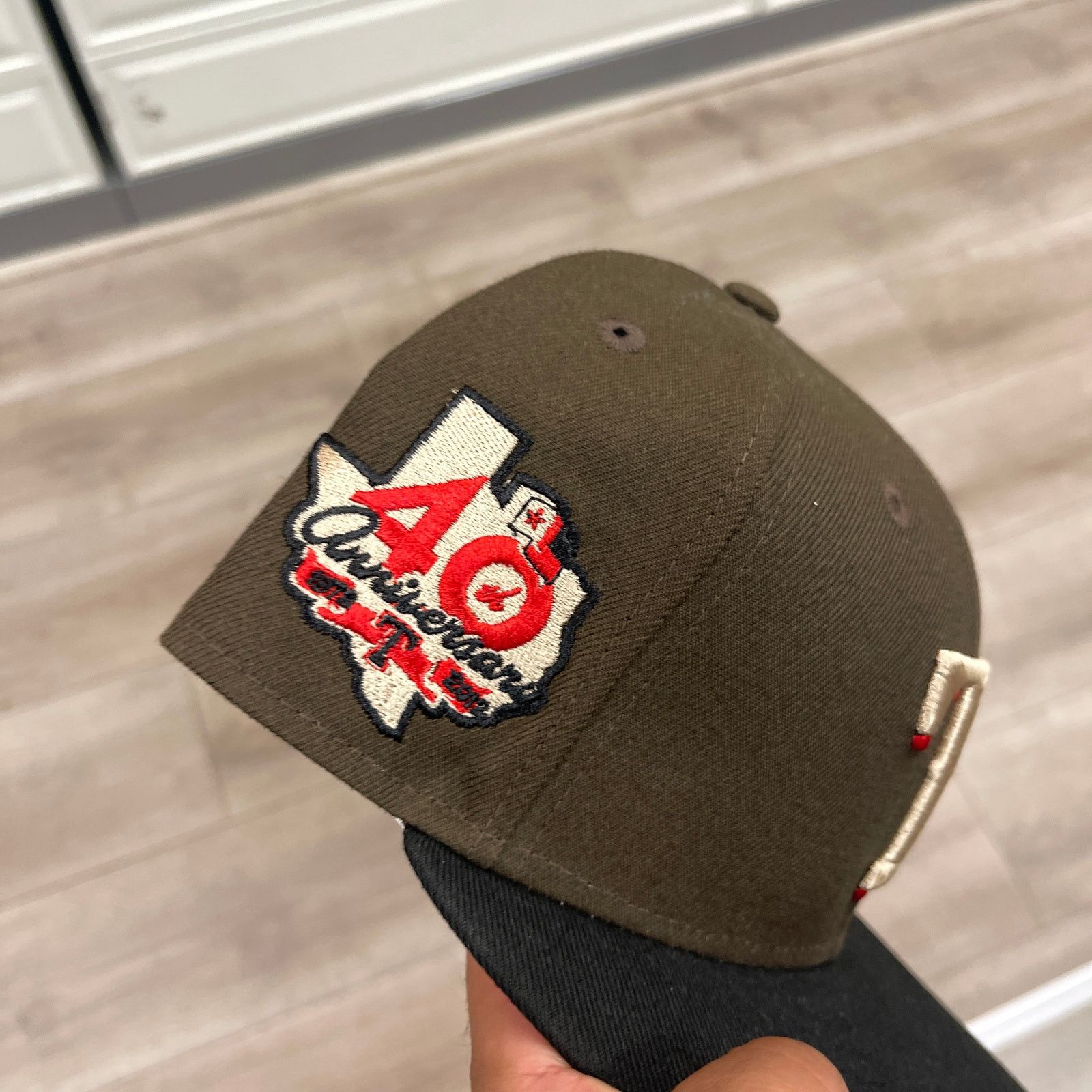 New Era New Era Brown Texas Rangers 40th Anniversary Hat Cap 7 1/4 Size ONE SIZE - 4 Thumbnail