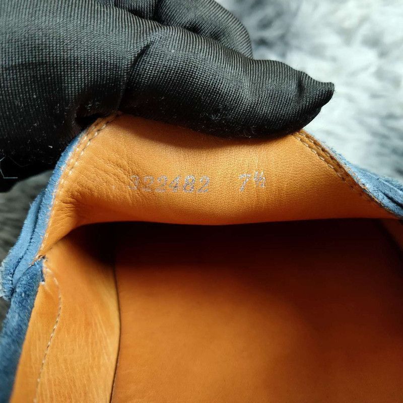 Gucci Gucci Blue Casual Leather Loafers for Men -2508 Size US 8 / EU 41 - 8 Thumbnail