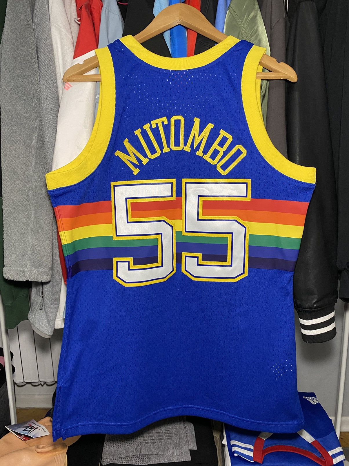 Mitchell & Ness × NBA × Vintage Mitchell & Ness NBA Swingman Jersey Denver Nuggets Mutombo Size US M / EU 48-50 / 2 - 2 Thumbnail