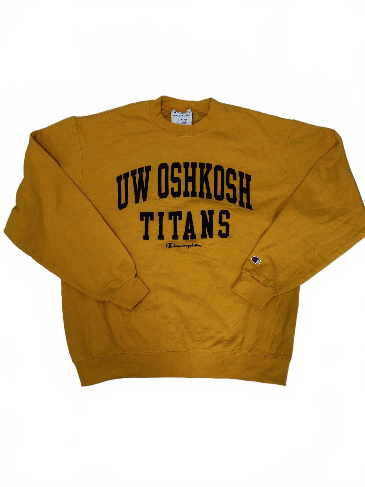 Champion Champion UW Oshkosh Titans Yellow Sweatshirt Large Size US L / EU 52-54 / 3 - 2 Thumbnail