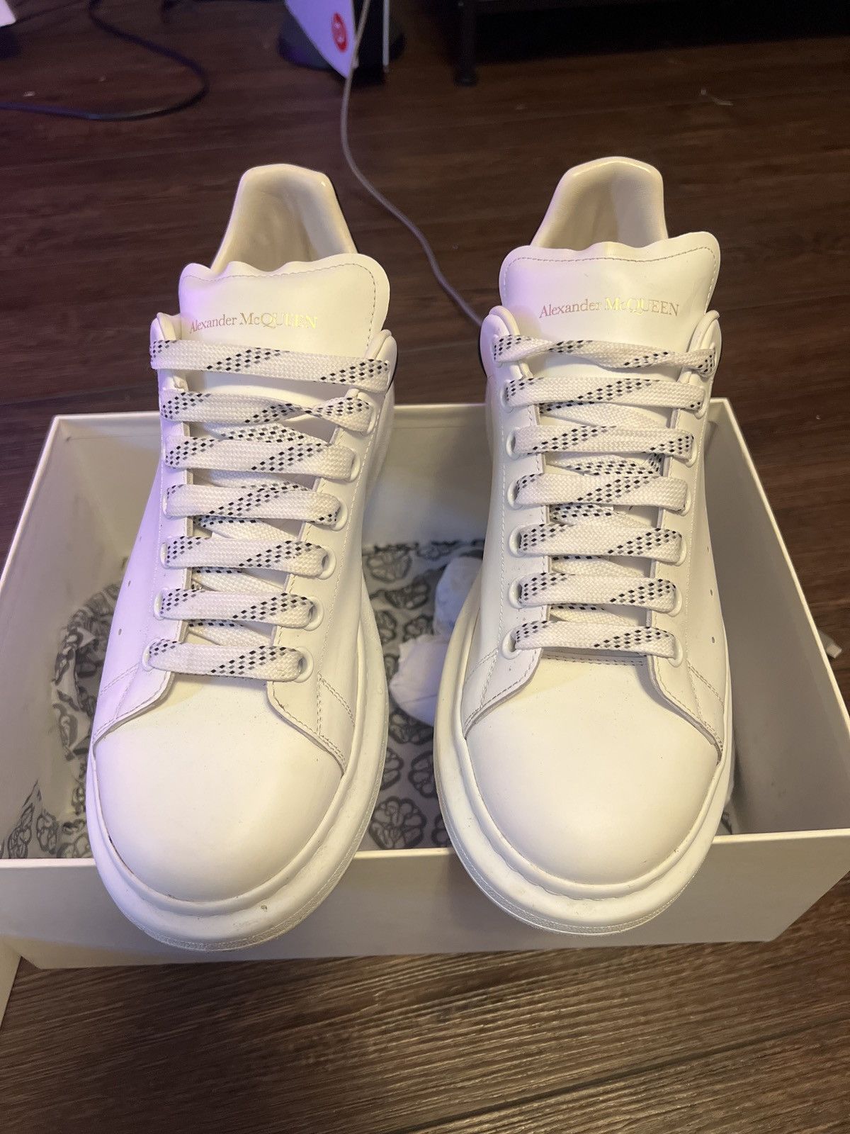 スニーカー ALEXANDER MCQUEEN Men Sneakers White 777241W4SS3 9061 Alexander McQueen Alexander Mcqueen Man Sneakers 777241W4SS3