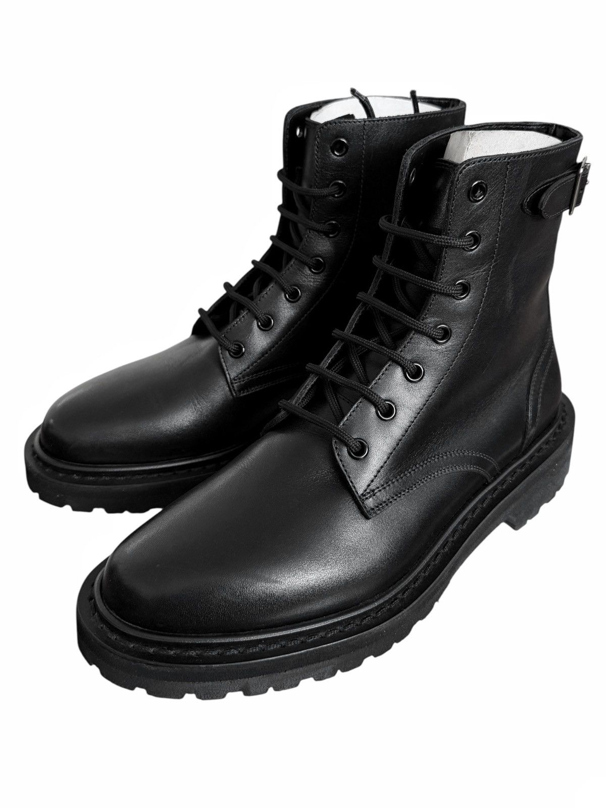 Celine × Hedi Slimane Celine Jacno Back Buckle Zip Boots - 41